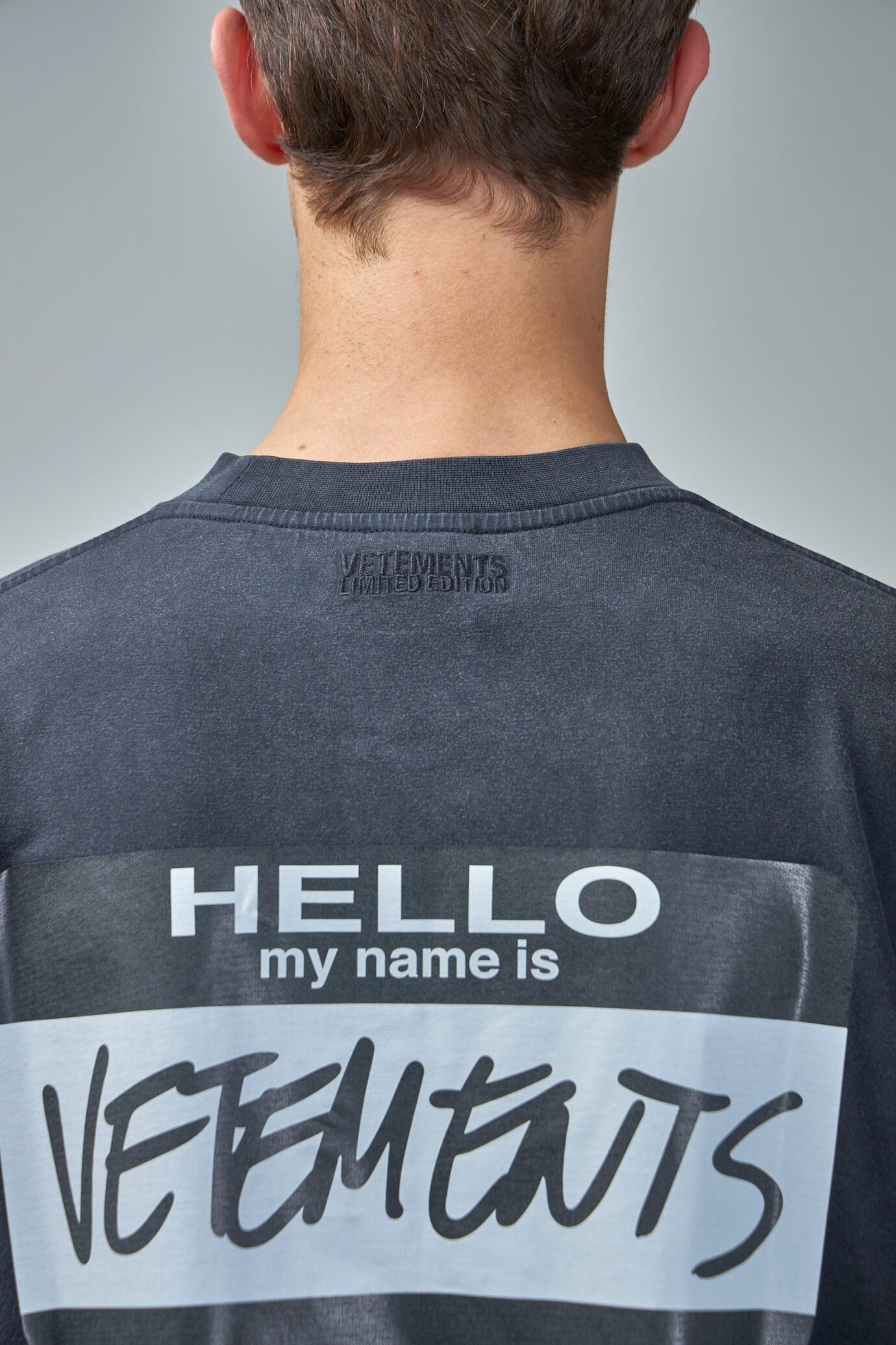 Hello My Name Is Vetements T-Shirt