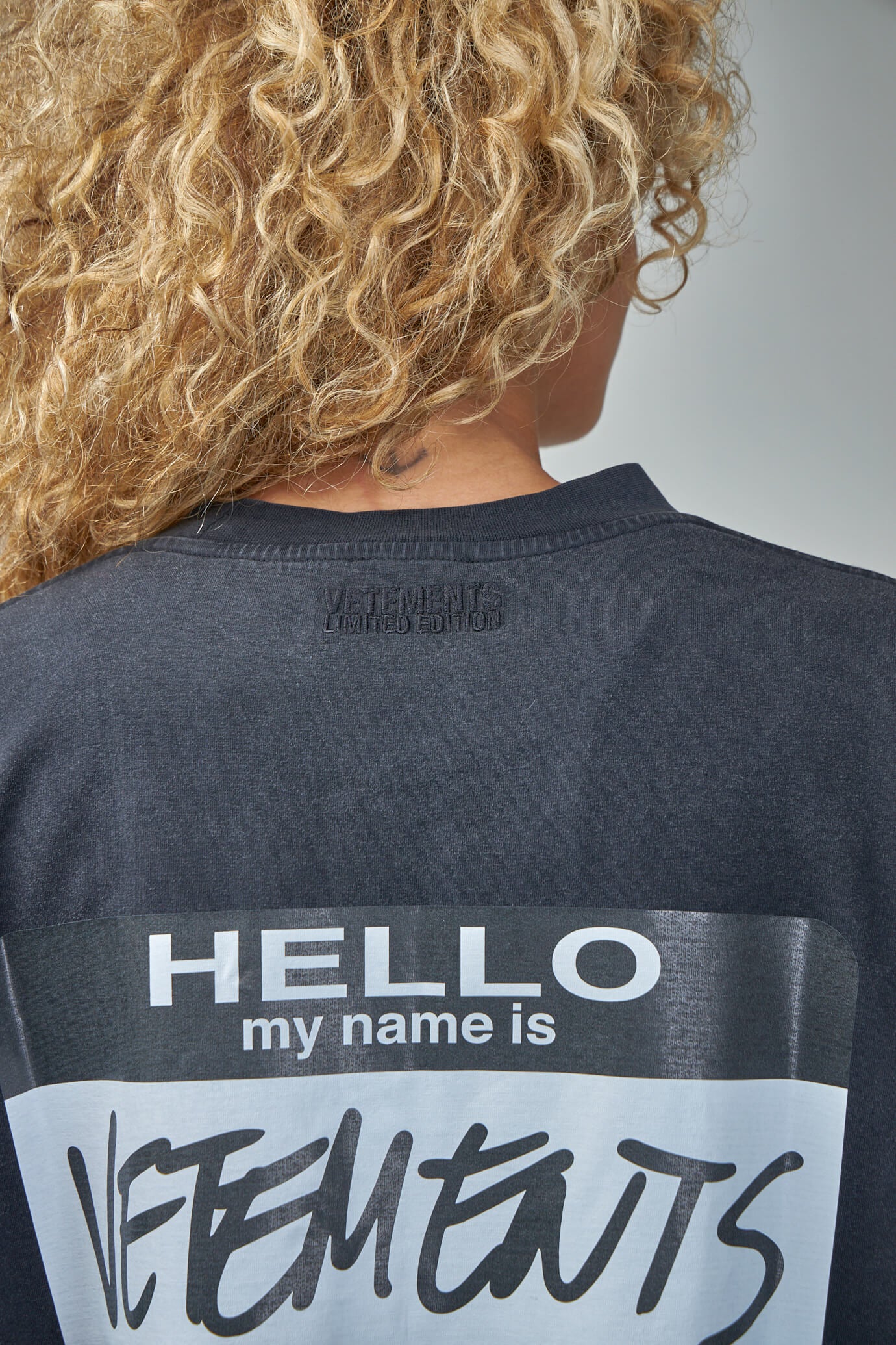 Hello My Name Is Vetements T-Shirt