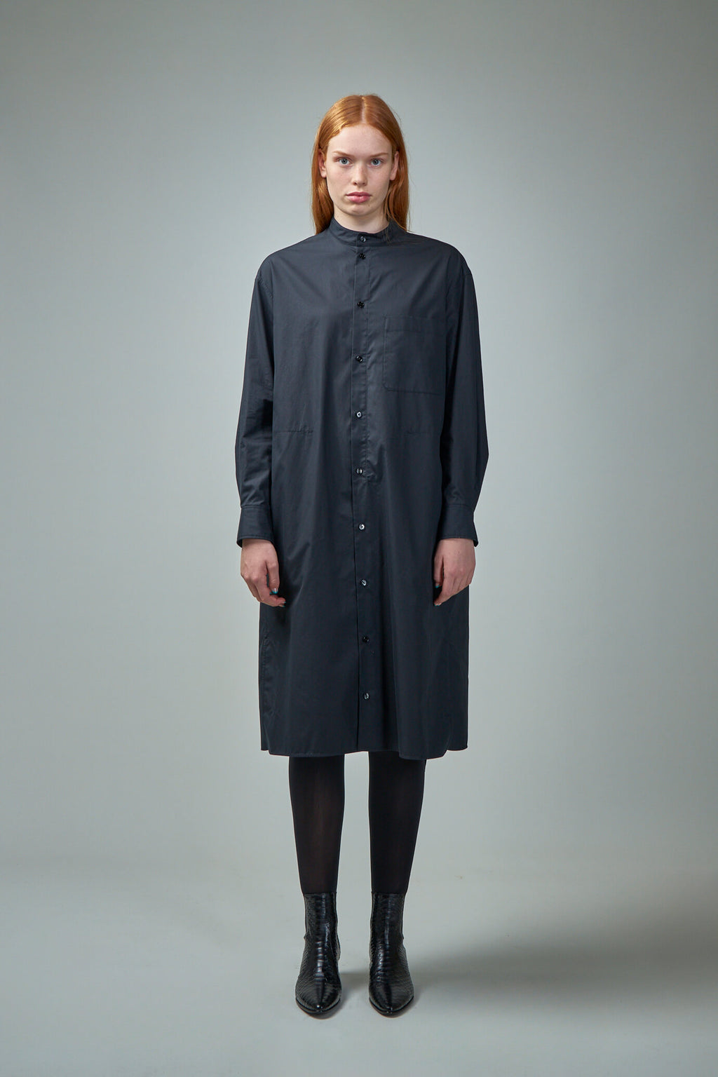 Shirt Dress with Drawstring