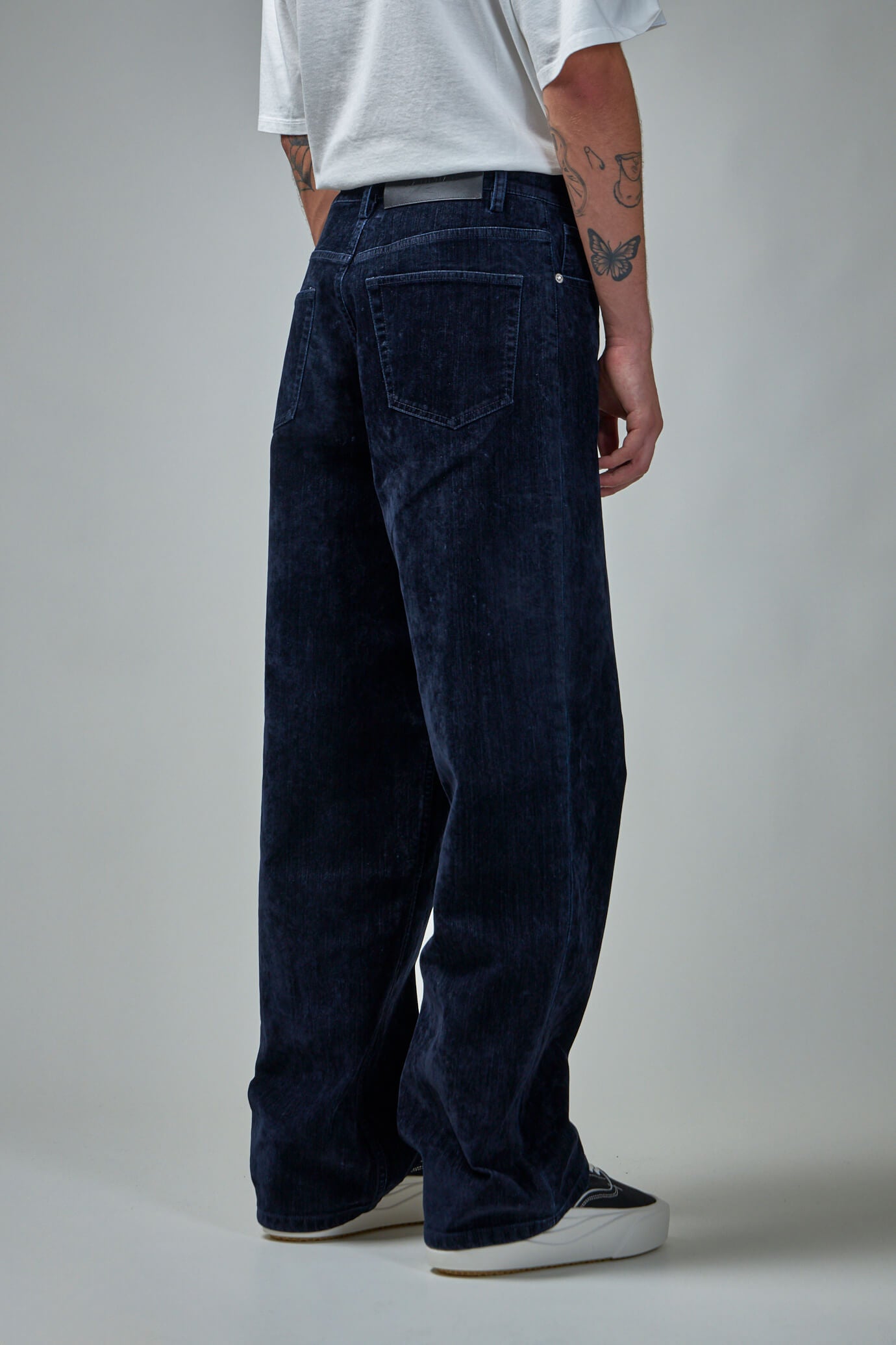 Moleskin Wide Jeans