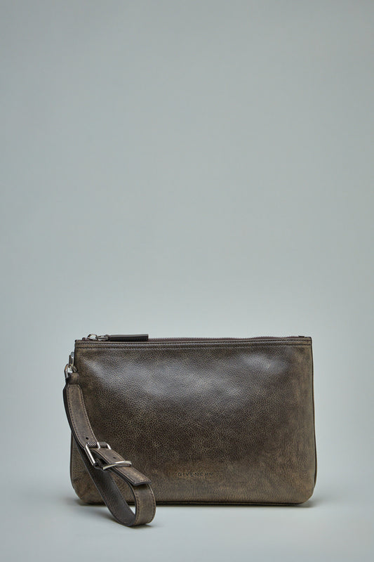Voyou Pouch in Aged Leather