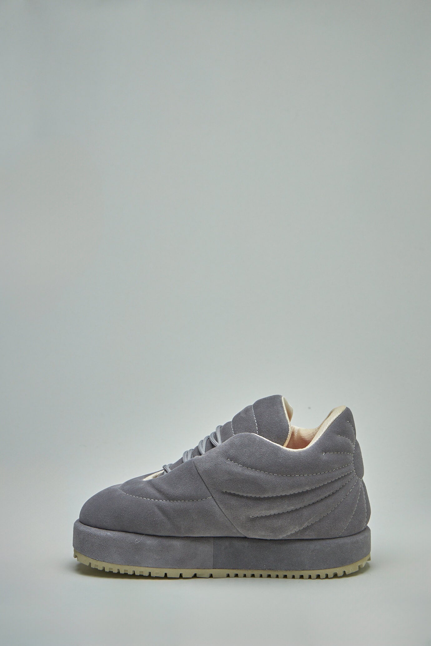 PDF Lace Up Embroidery Nuvola - Pluto Nabuk Grey _ FASCINATE