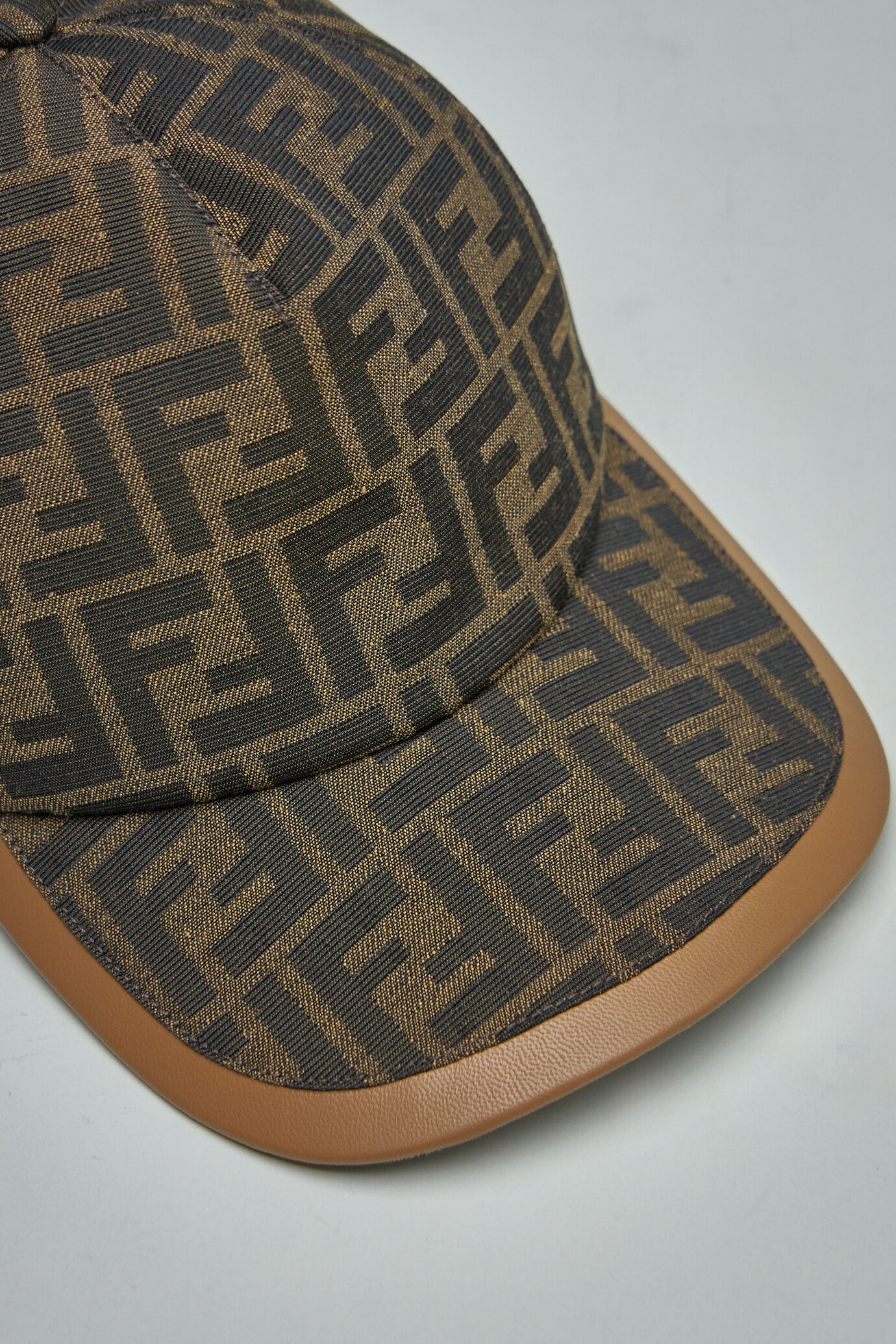 Fendi FF Jacquard Fabric Baseball Cap LABELS