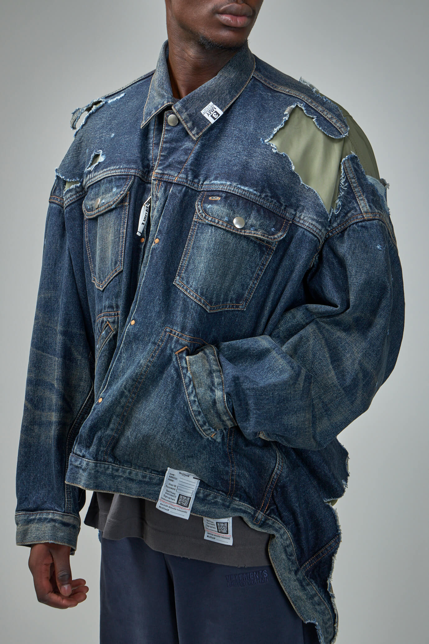 Layered Denim x Flight Jacket