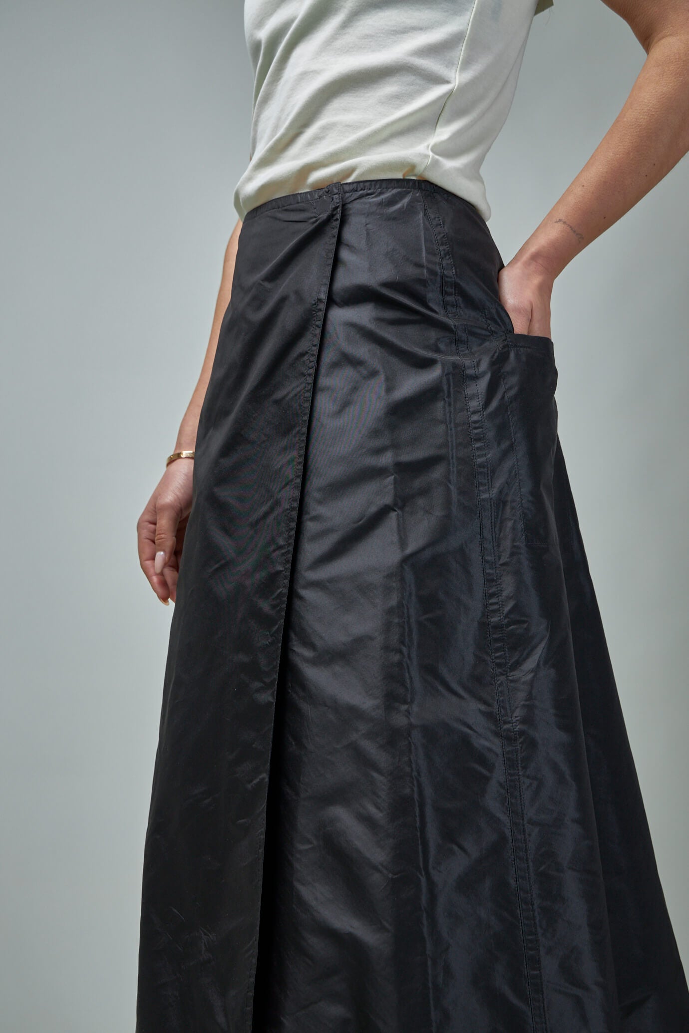 Wrap Around Midi Skirt