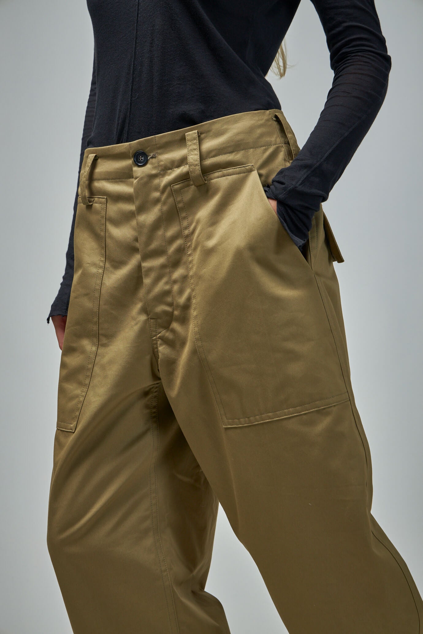 Pants with Patched Pockets