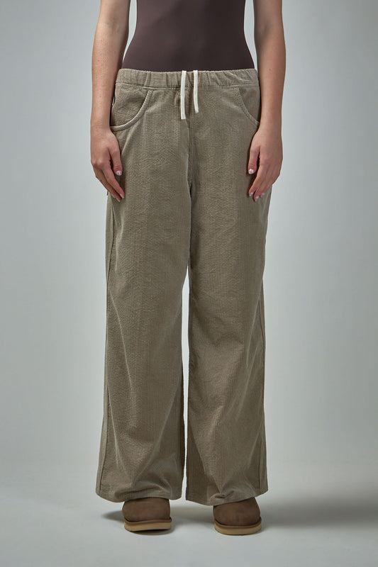 Casual Wide Pants With Drawstring Waist