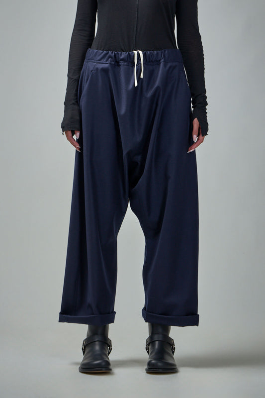 Relaxed Extra Low Crotch Pants Drawstring