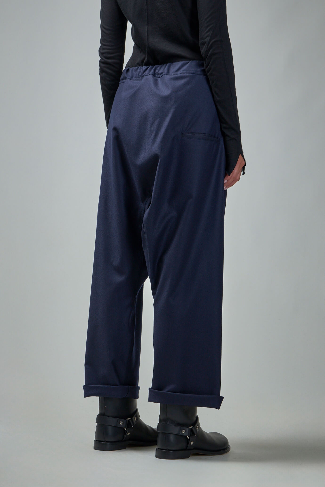 Relaxed Extra Low Crotch Pants Drawstring