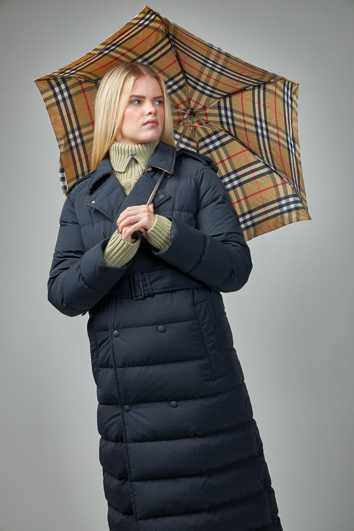 Burberry umbrella xs best sale