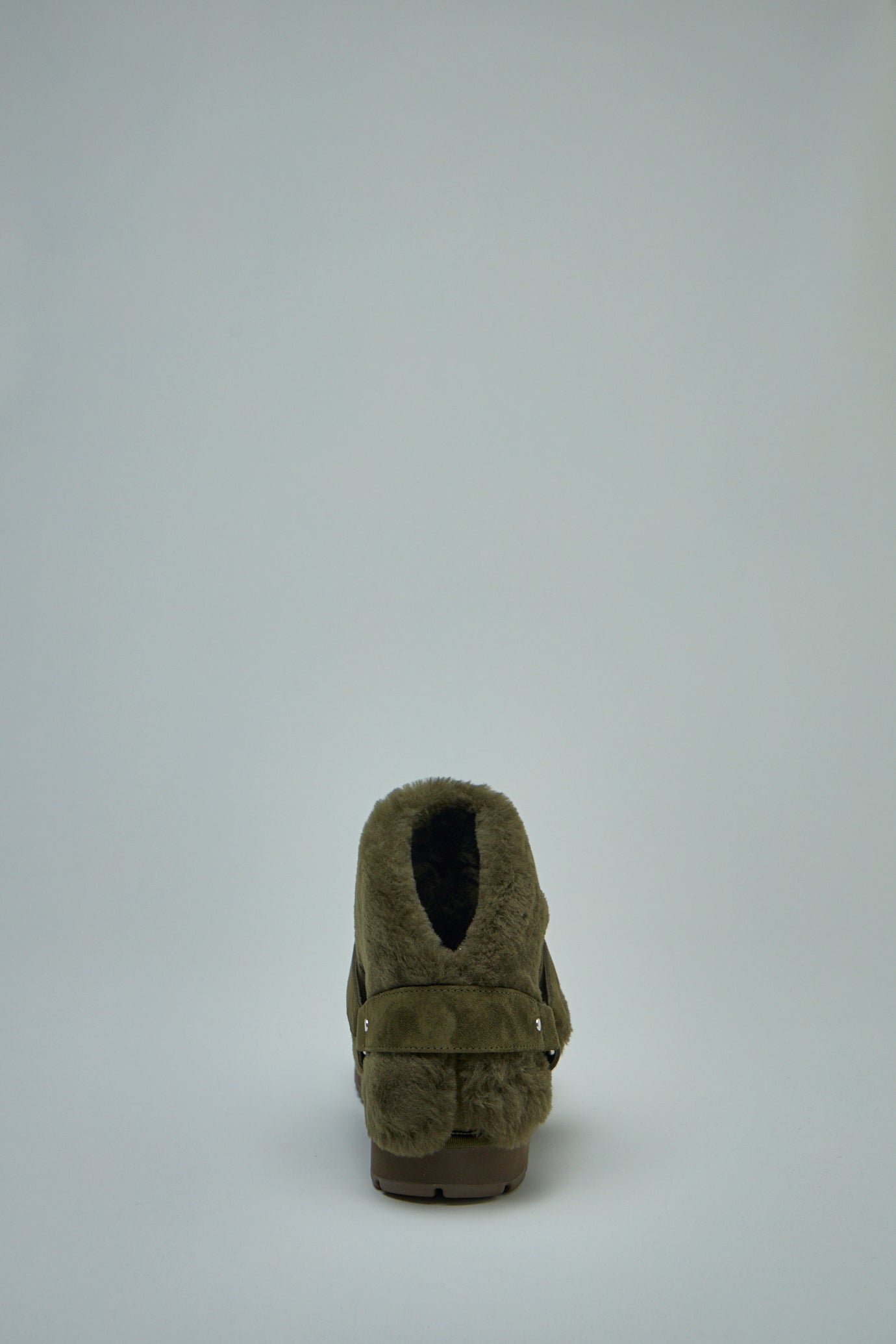 Suede and Shearling Chubby Boots