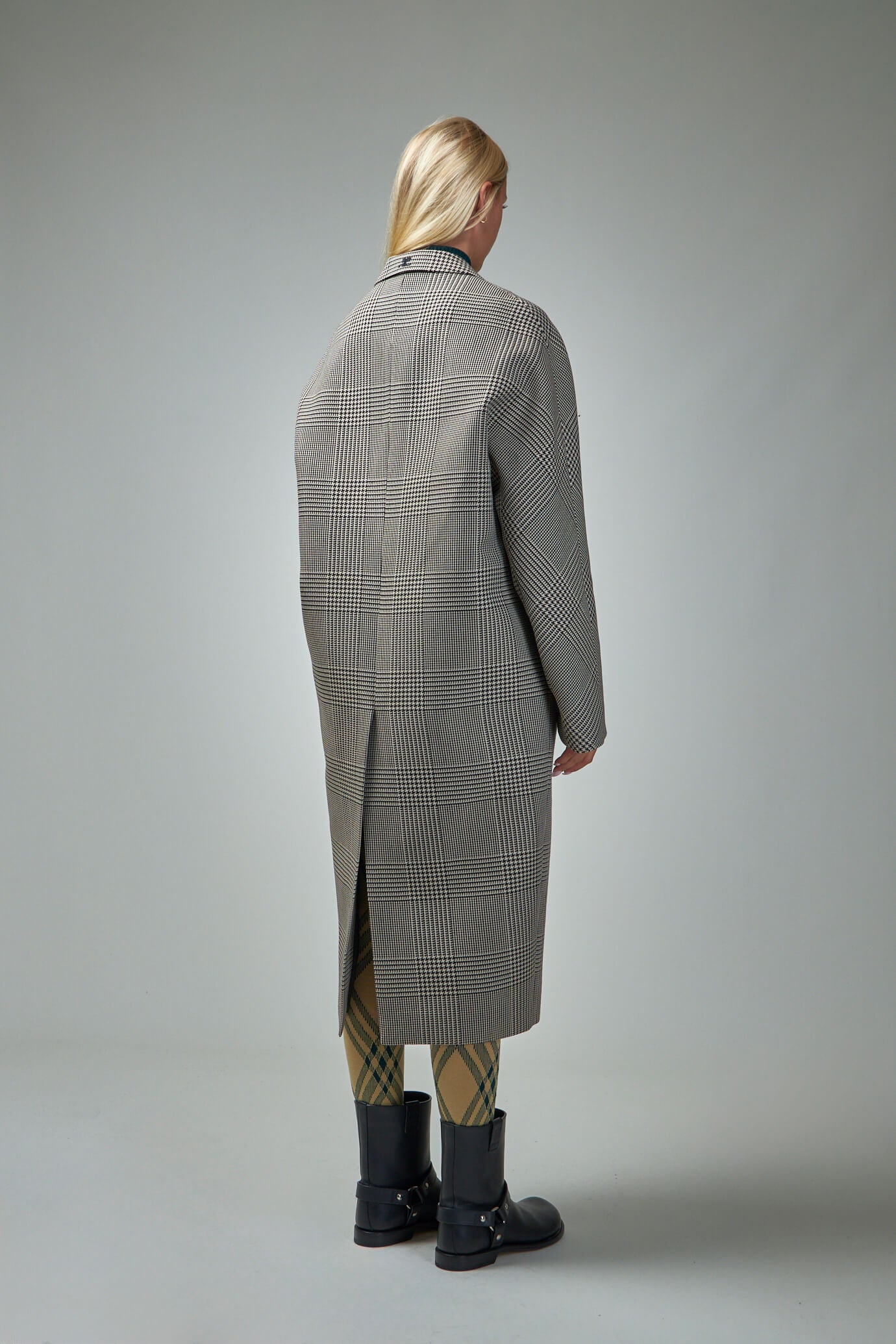 Long Coat Cocoon Prince Of Wales