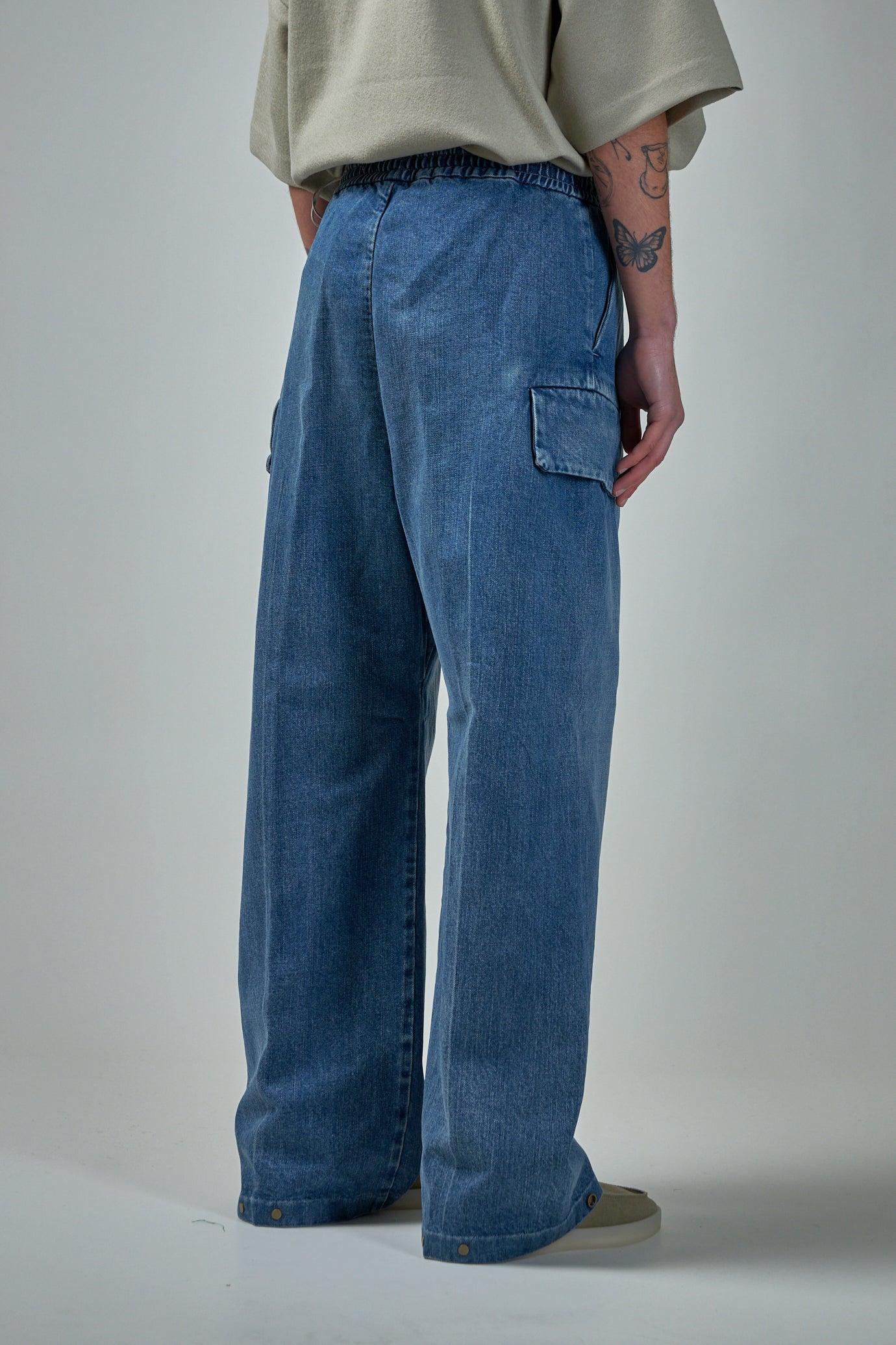 Denim Cargo Pant