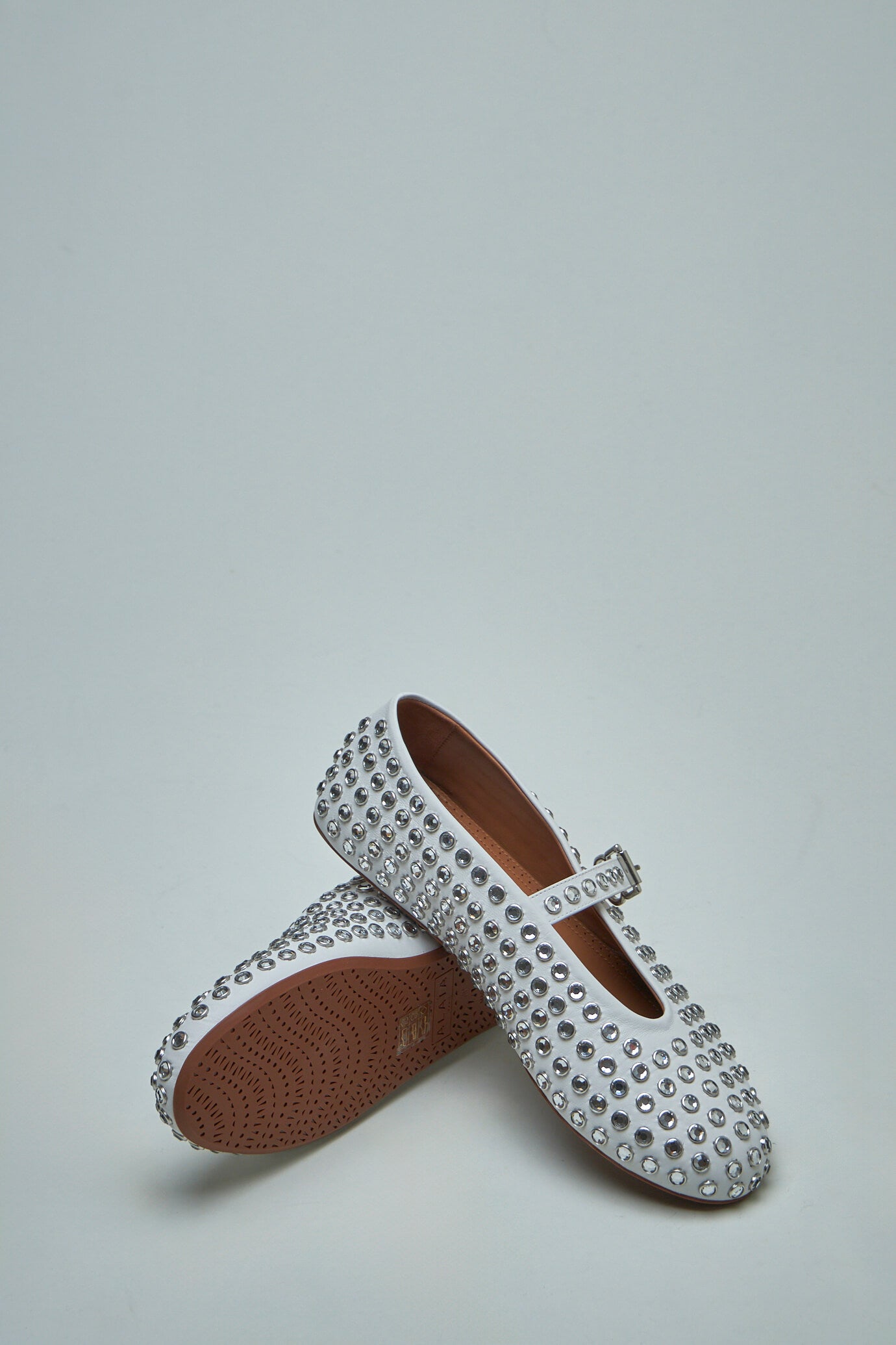 Ballet Flats with Strass