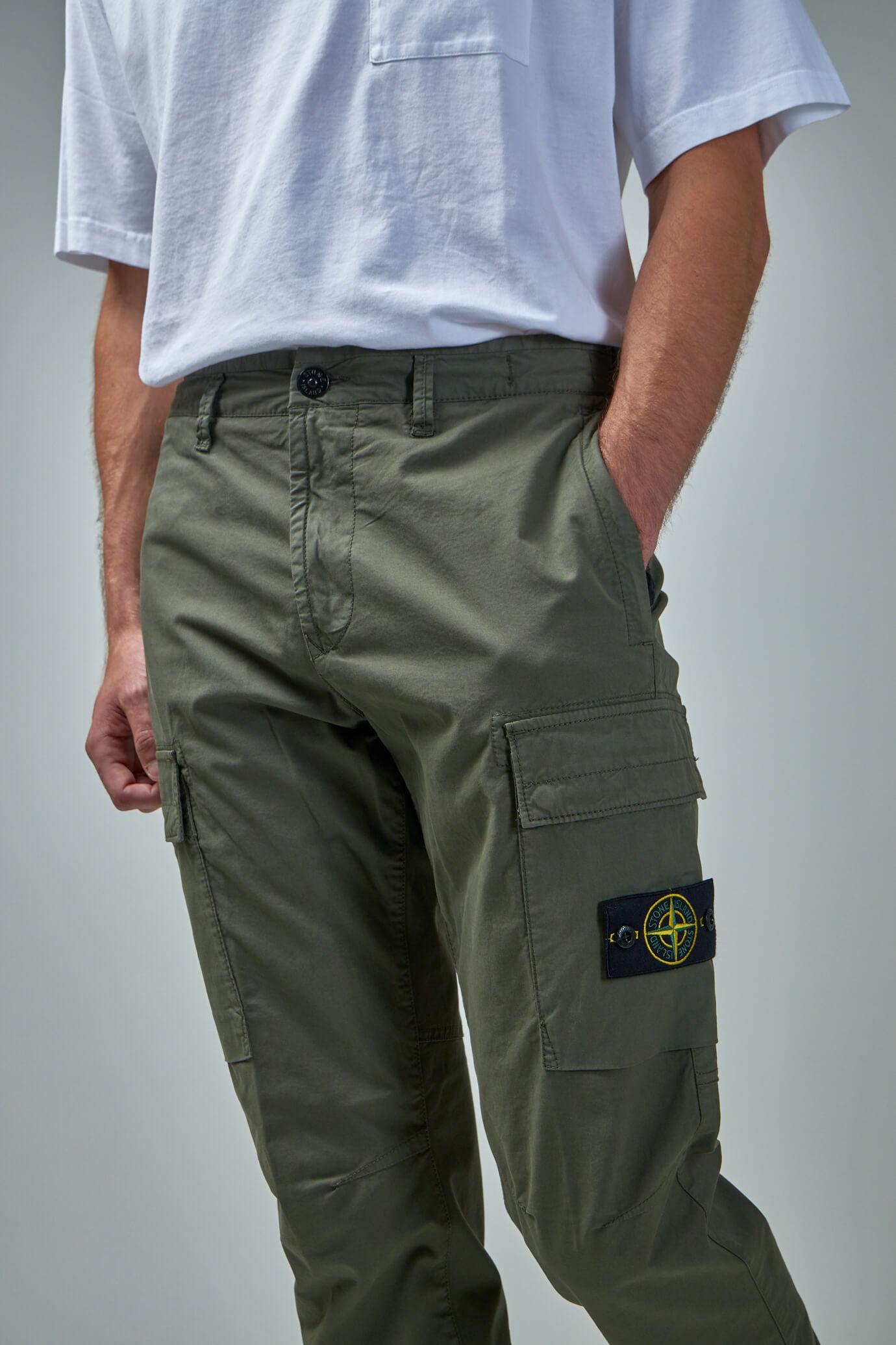 SUPIMA® Cotton Twill Stretch-TC Cargo Pants