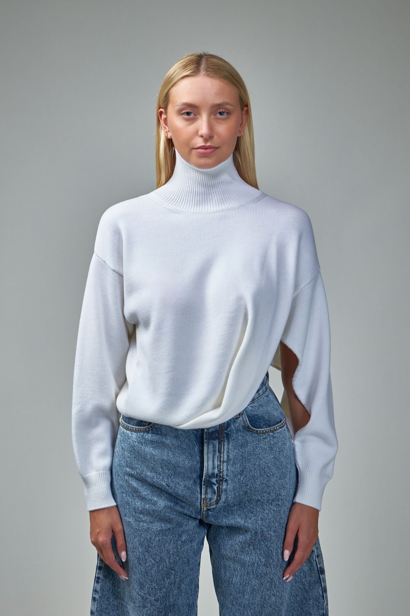 Asymmetrical Knit Jumper