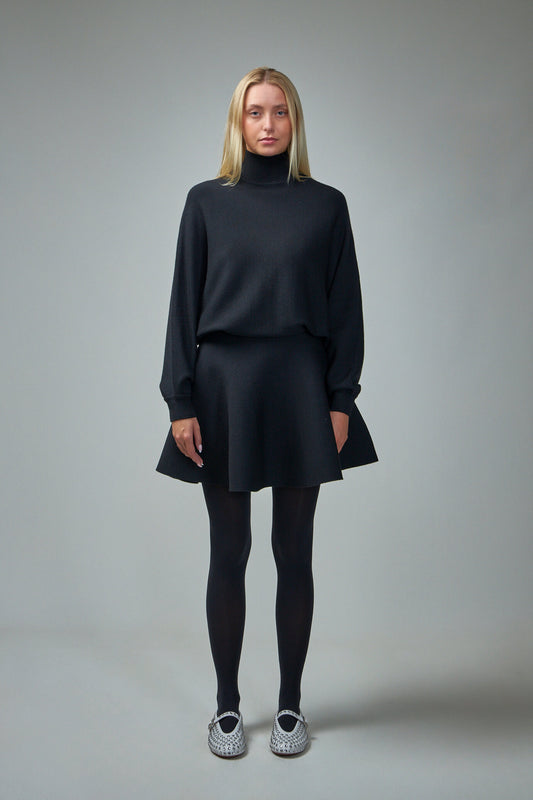 Batsleeve Dress Cashwool Knit