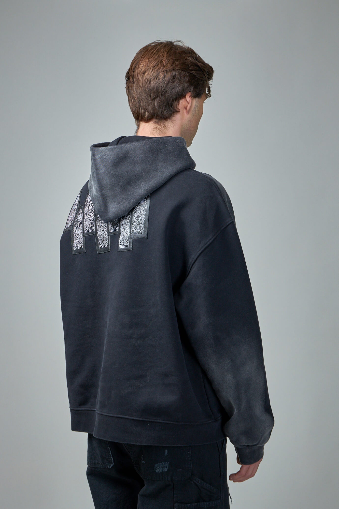 Faded Hooded Pullover