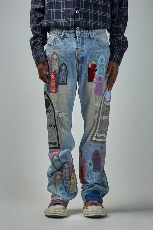 Pastel Denim Multi Jeans