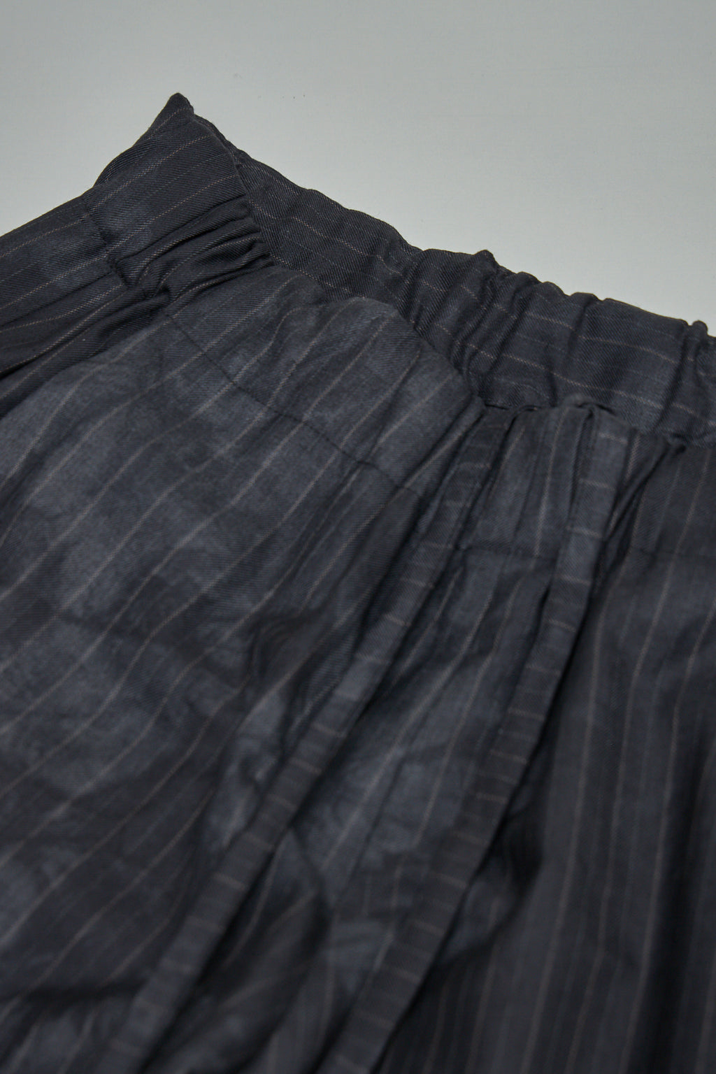 Relaxed-fit Straight Leg Tailored Elastic Waist Drawstring Trouser