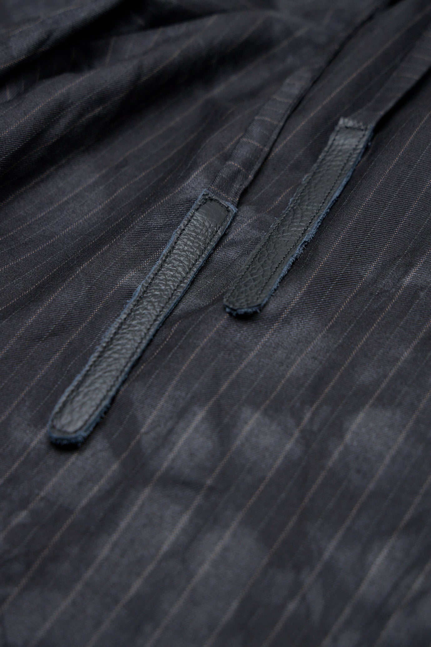 Relaxed-fit Straight Leg Tailored Elastic Waist Drawstring Trouser