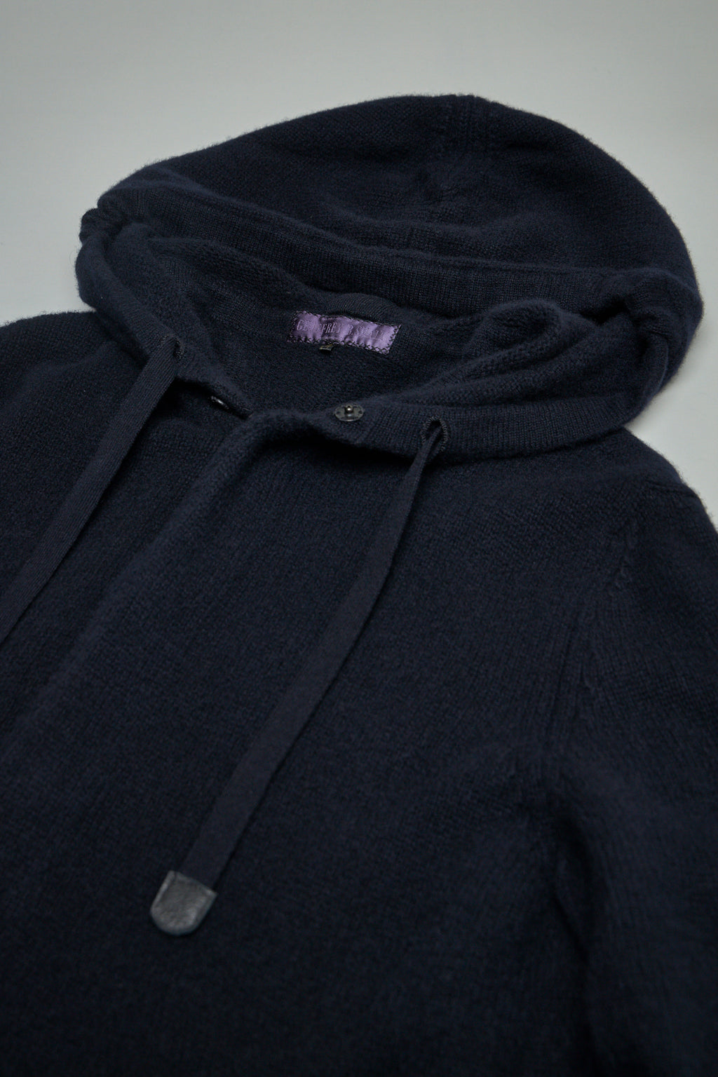Extended-Length Long Hooded Cardigan