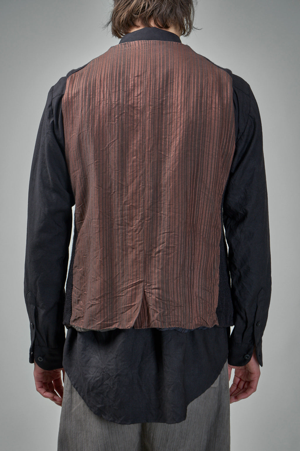 Single Breasted 6-Buttons Central, Single Vent Waistcoat