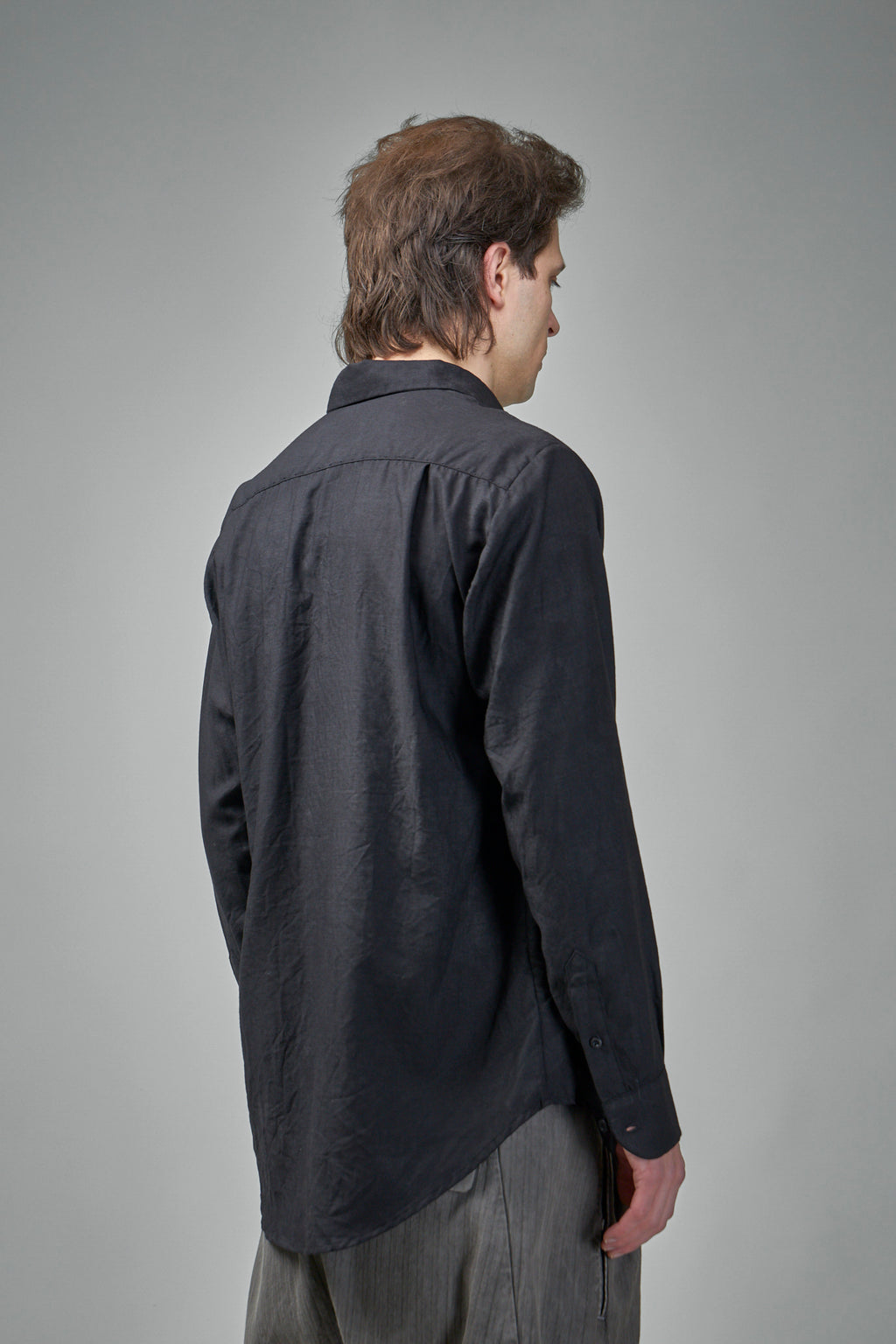 EVS01 Handgemachtes maßgeschneidertes Kleid aus Oure-Kaschmir-Supershirt