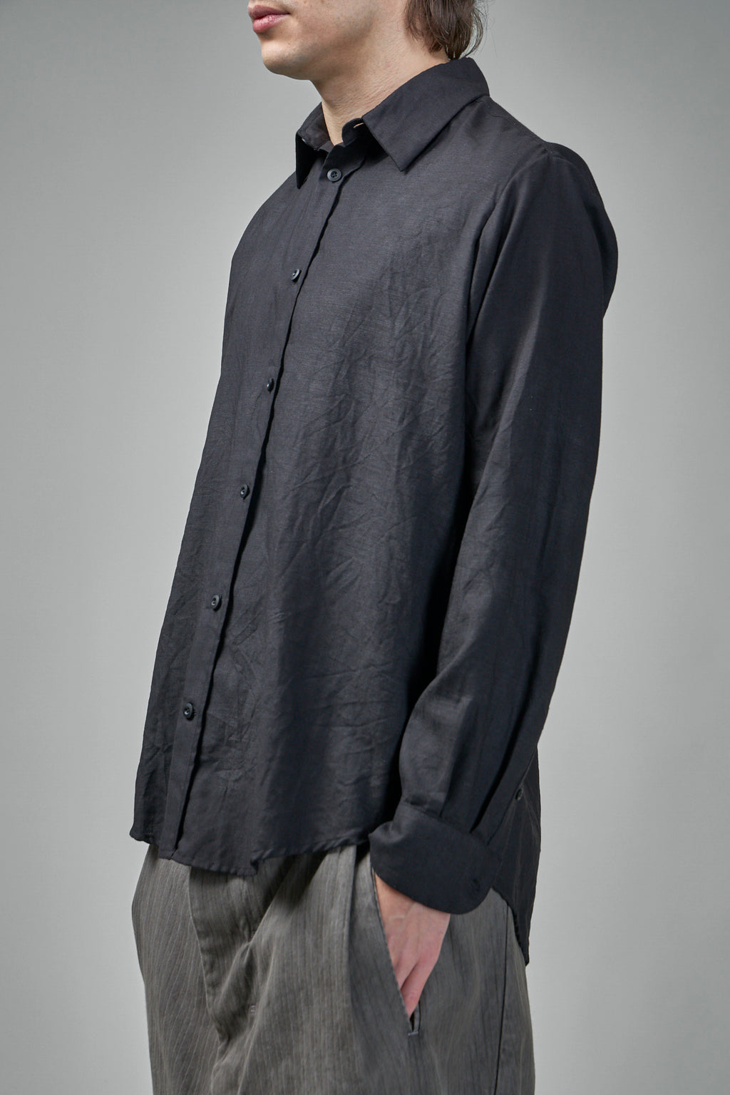 EVS01 Handgemachtes maßgeschneidertes Kleid aus Oure-Kaschmir-Supershirt