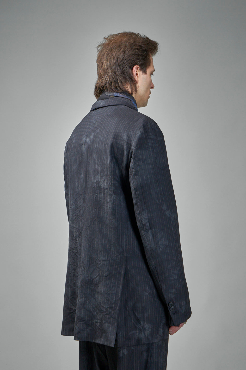 Single Breasted Coat Jacket With Patch Pockets