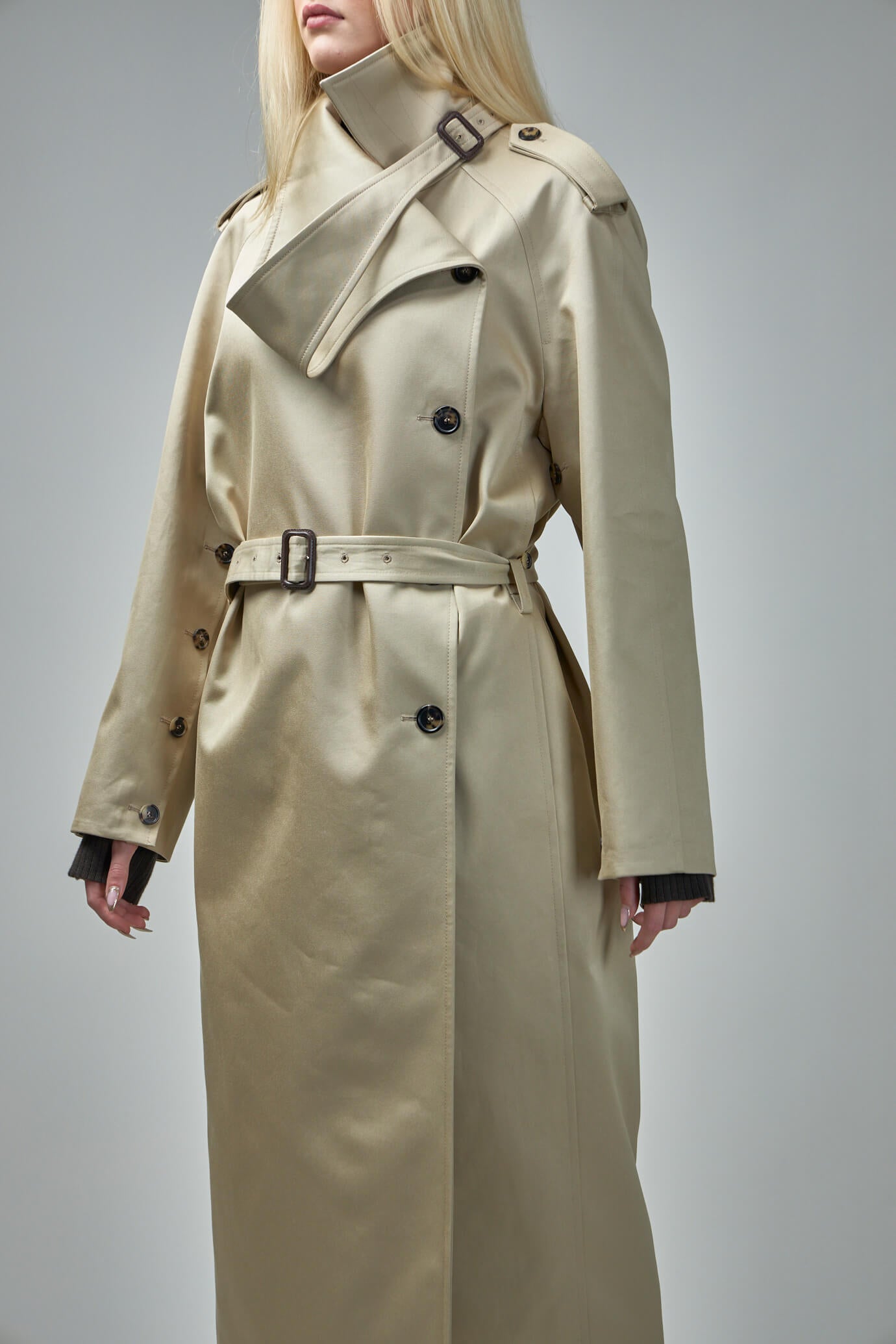 Oblique Trench Coat