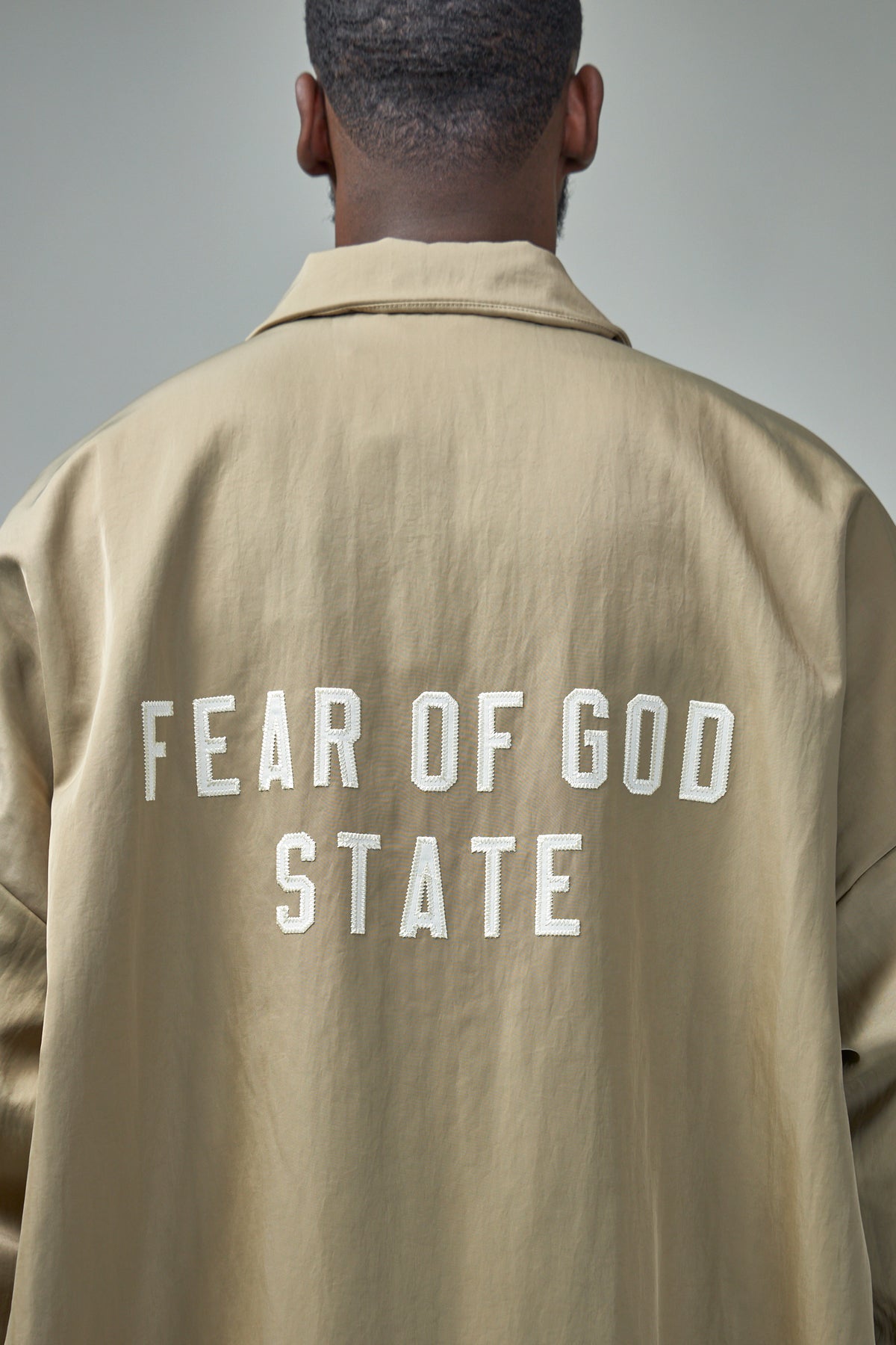 Trenches Label Fear of God Essentials Textured Nylon Trench – LABELS
