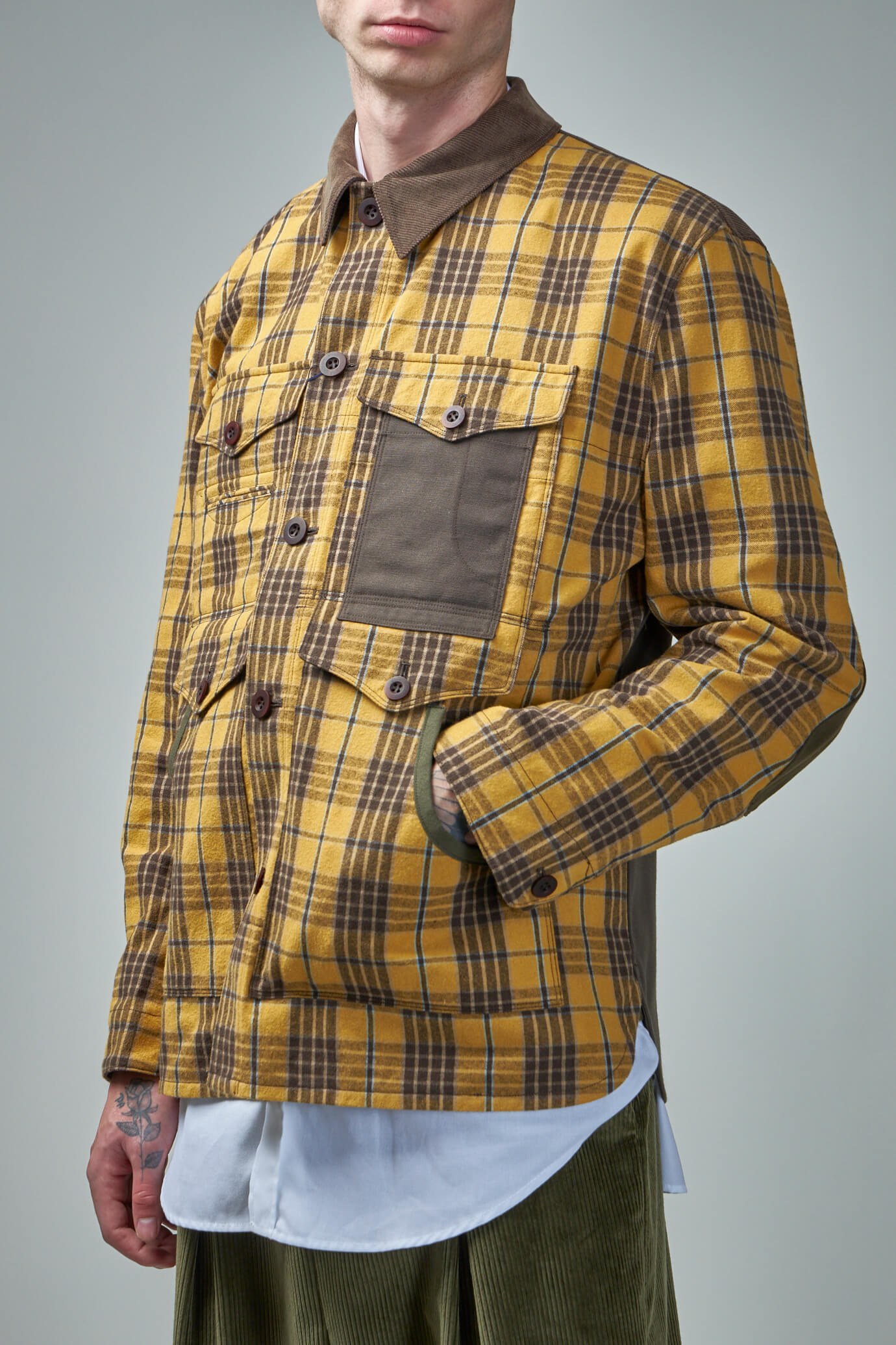 Men's Plaid-Patterned Jacket