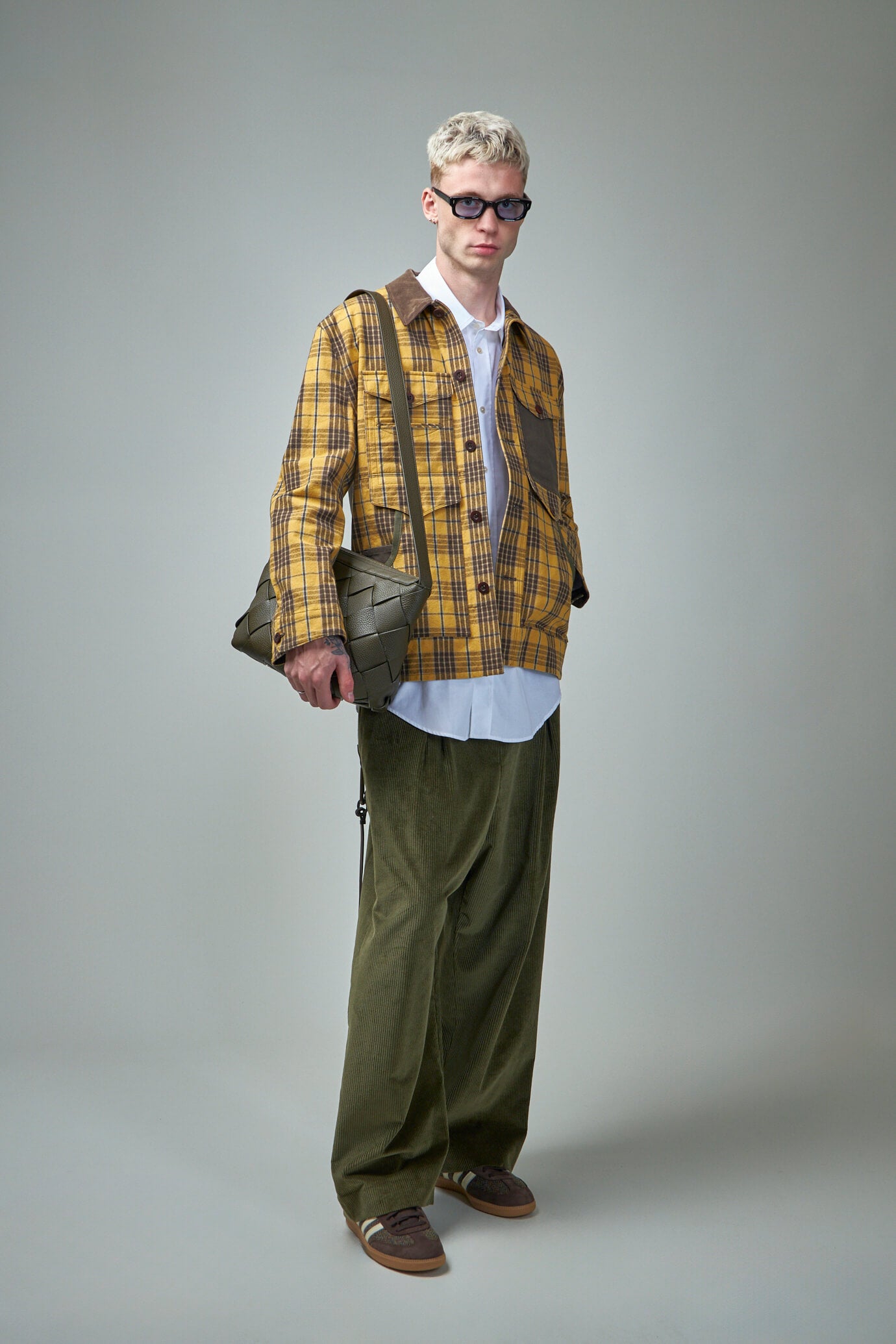 Men's Plaid-Patterned Jacket