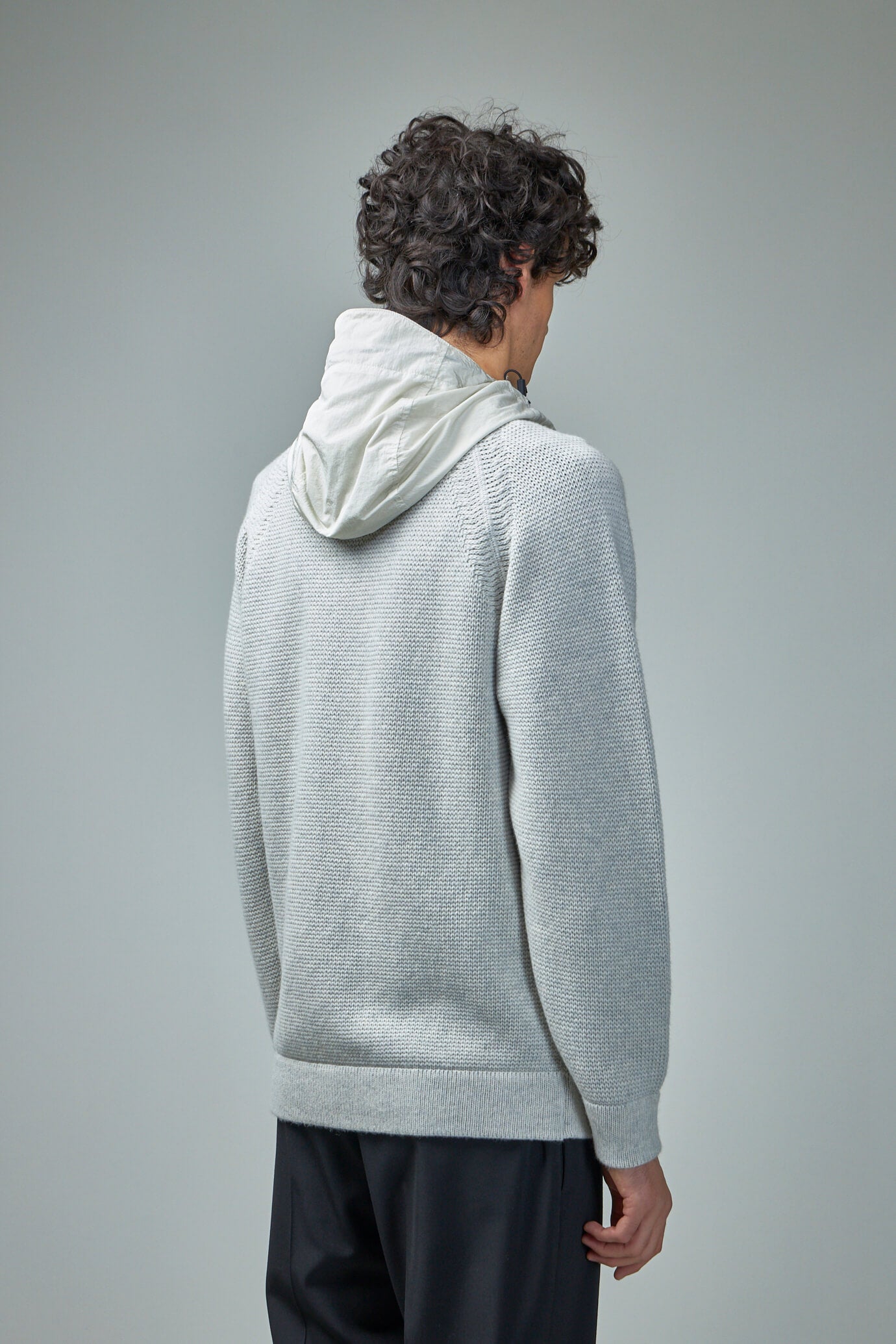 Knitwear Hooded In Lambswool Mixed