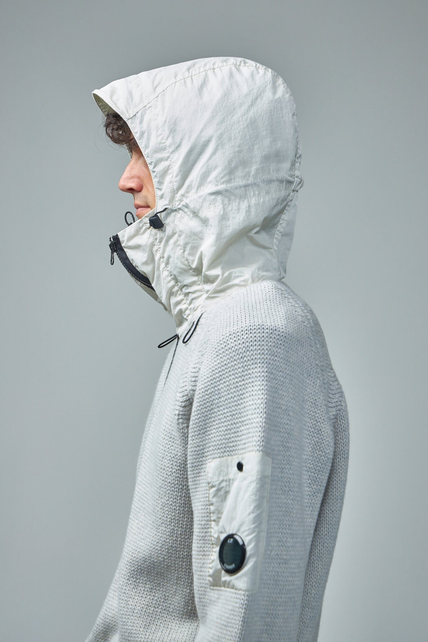 Knitwear Hooded In Lambswool Mixed