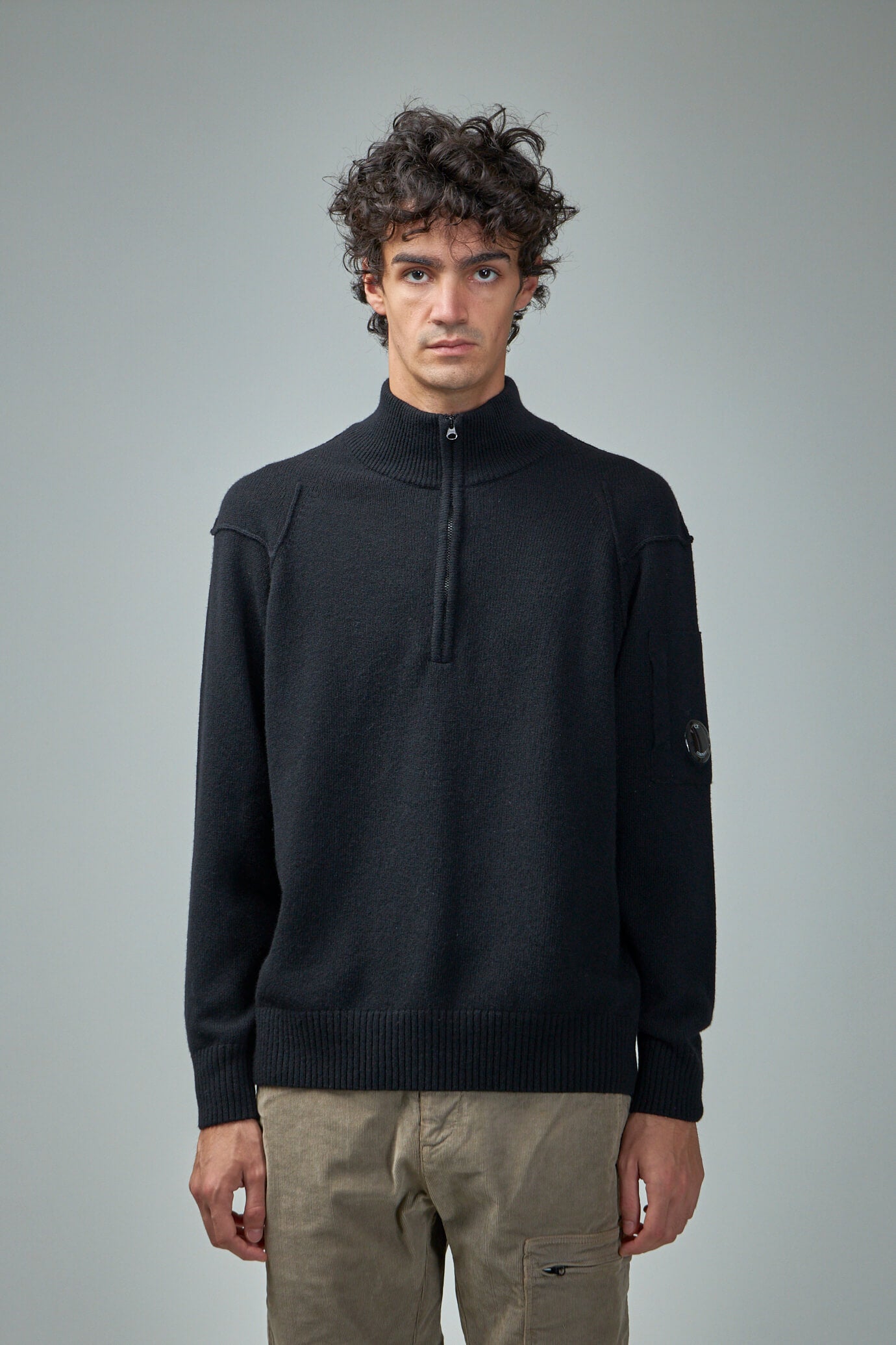 Lambswool GRS Half Zipped Knit