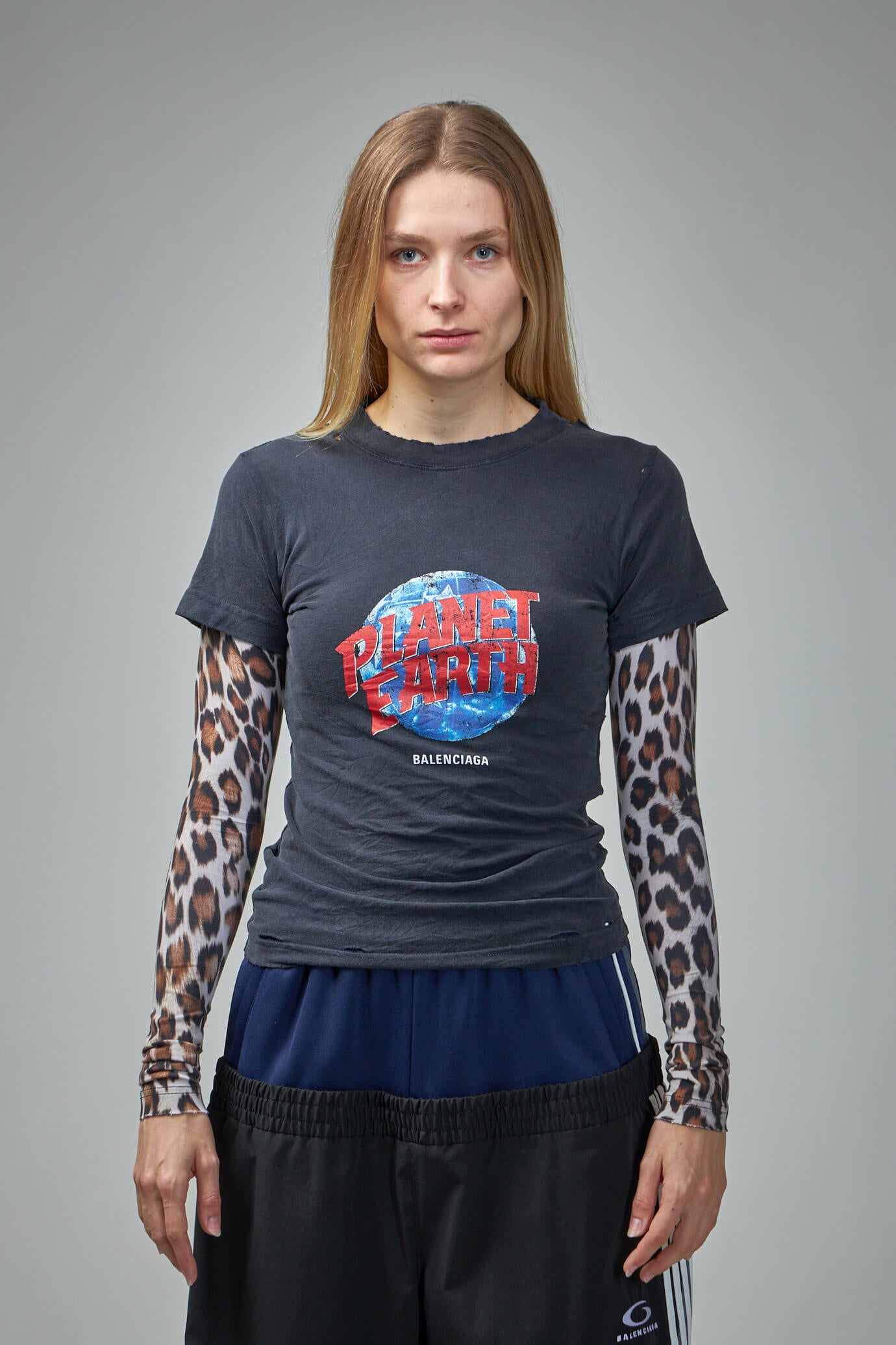 Planet Earth Double Sleeve T-Shirt