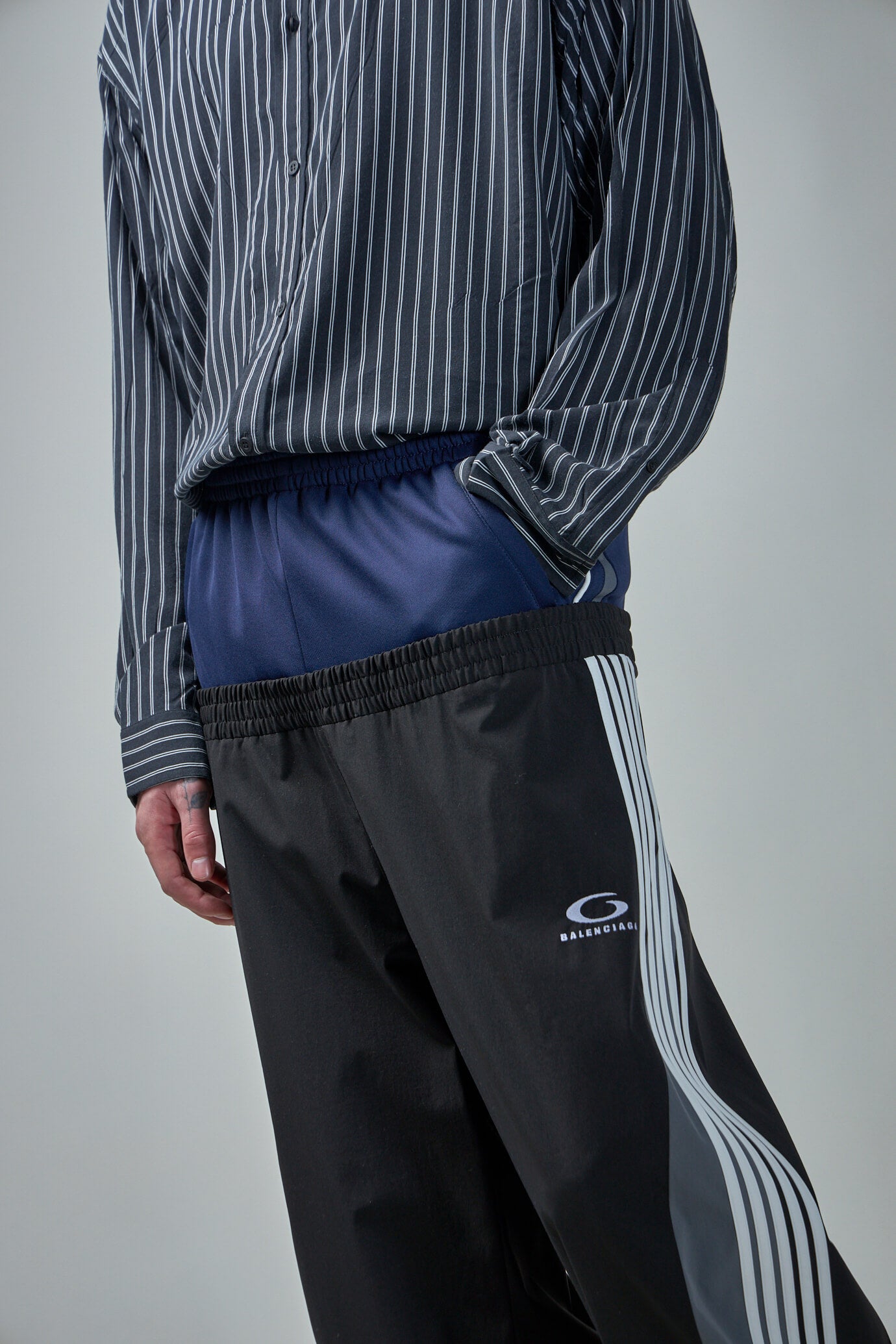 Cut-Up Tracksuit Pants