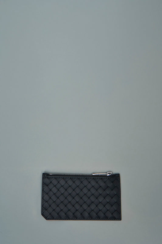 Intrecciato Piccolo Zipped Card Case