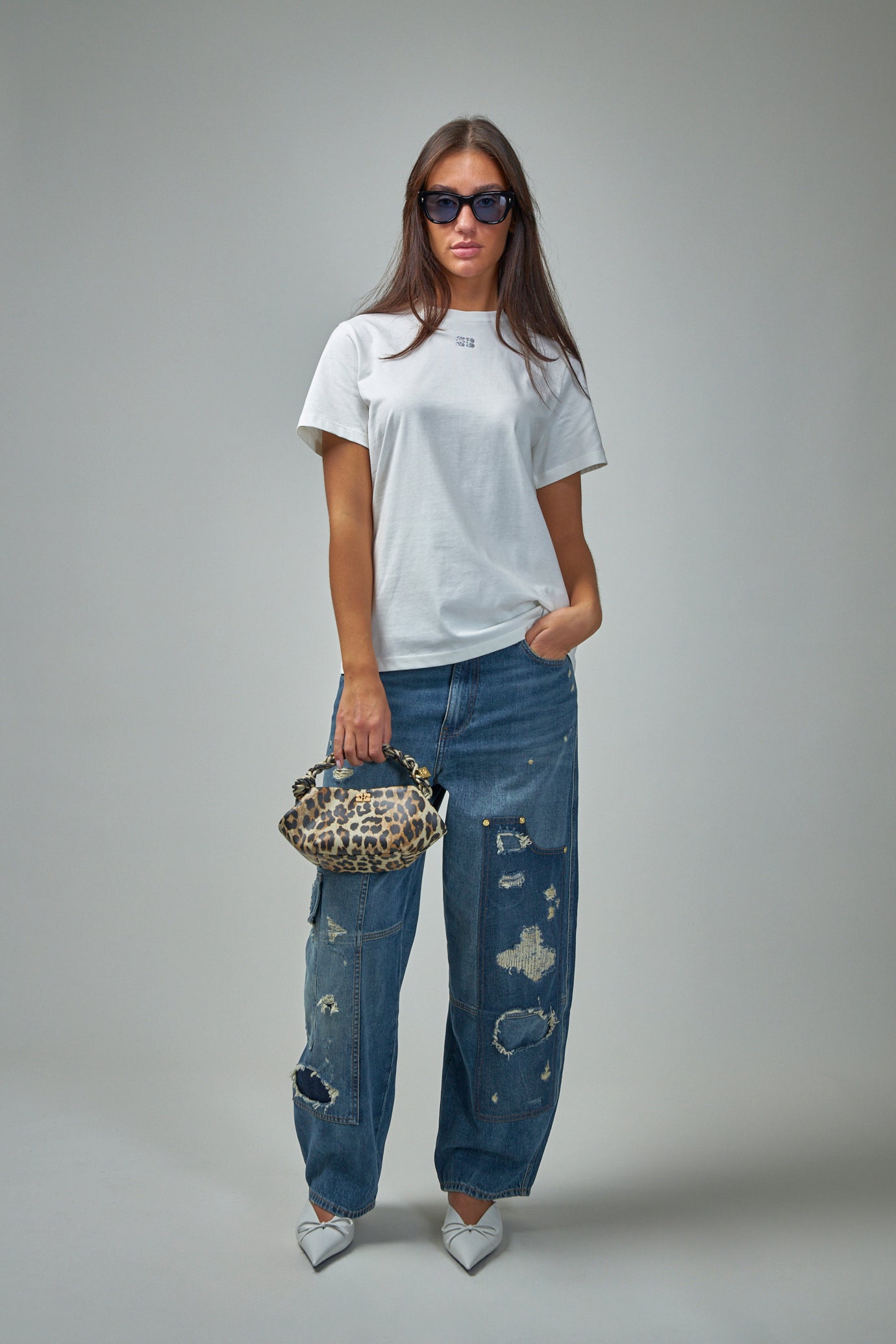 Rhinestone Relaxed T-Shirt