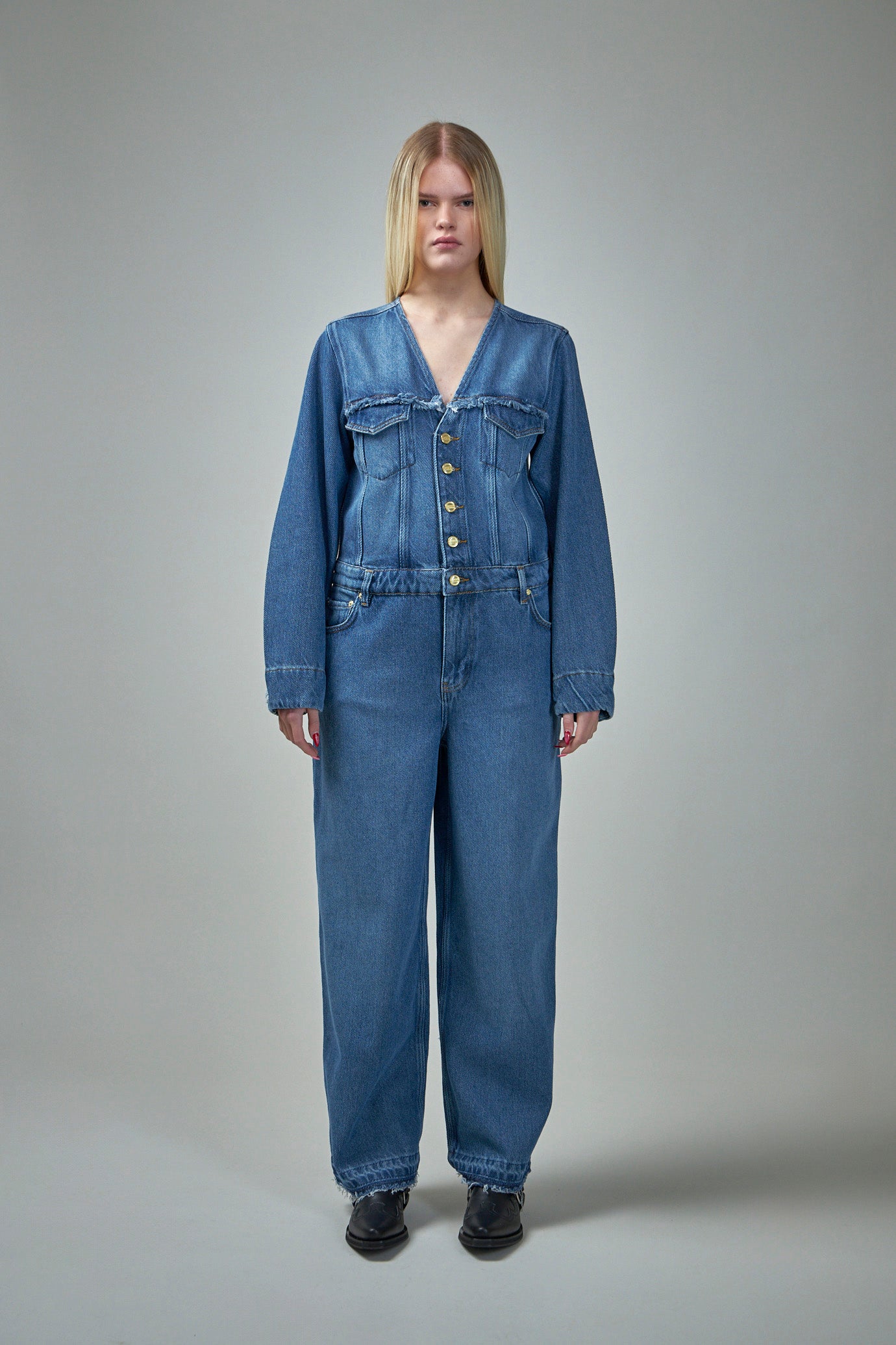 Heavy Denim Jumpsuit