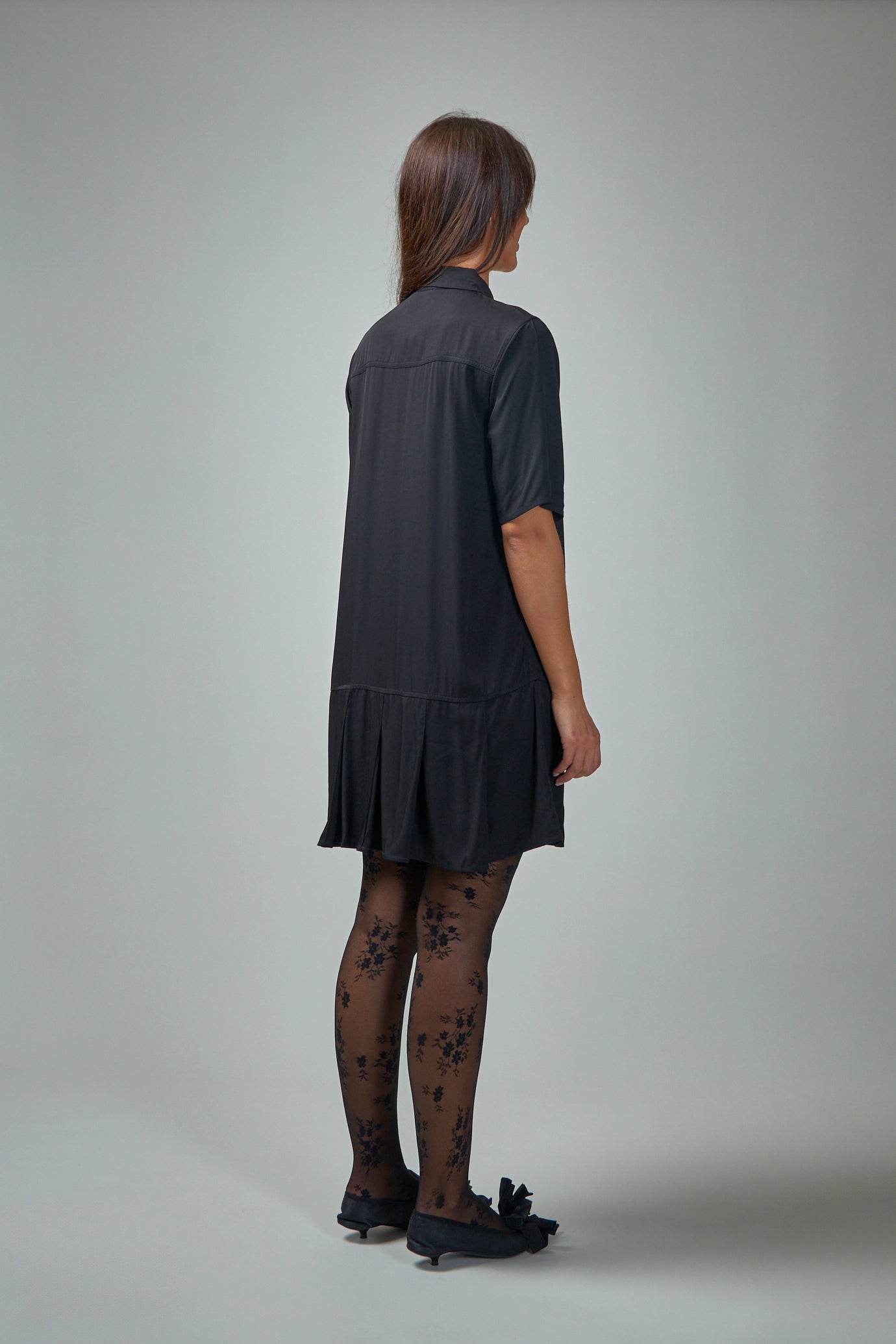 Viscose Twill Mini Dress