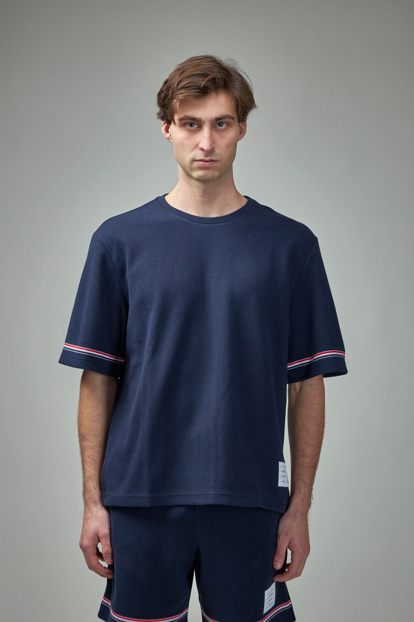 Rugby Fit Short Sleeve Tee In Cotton Interlock