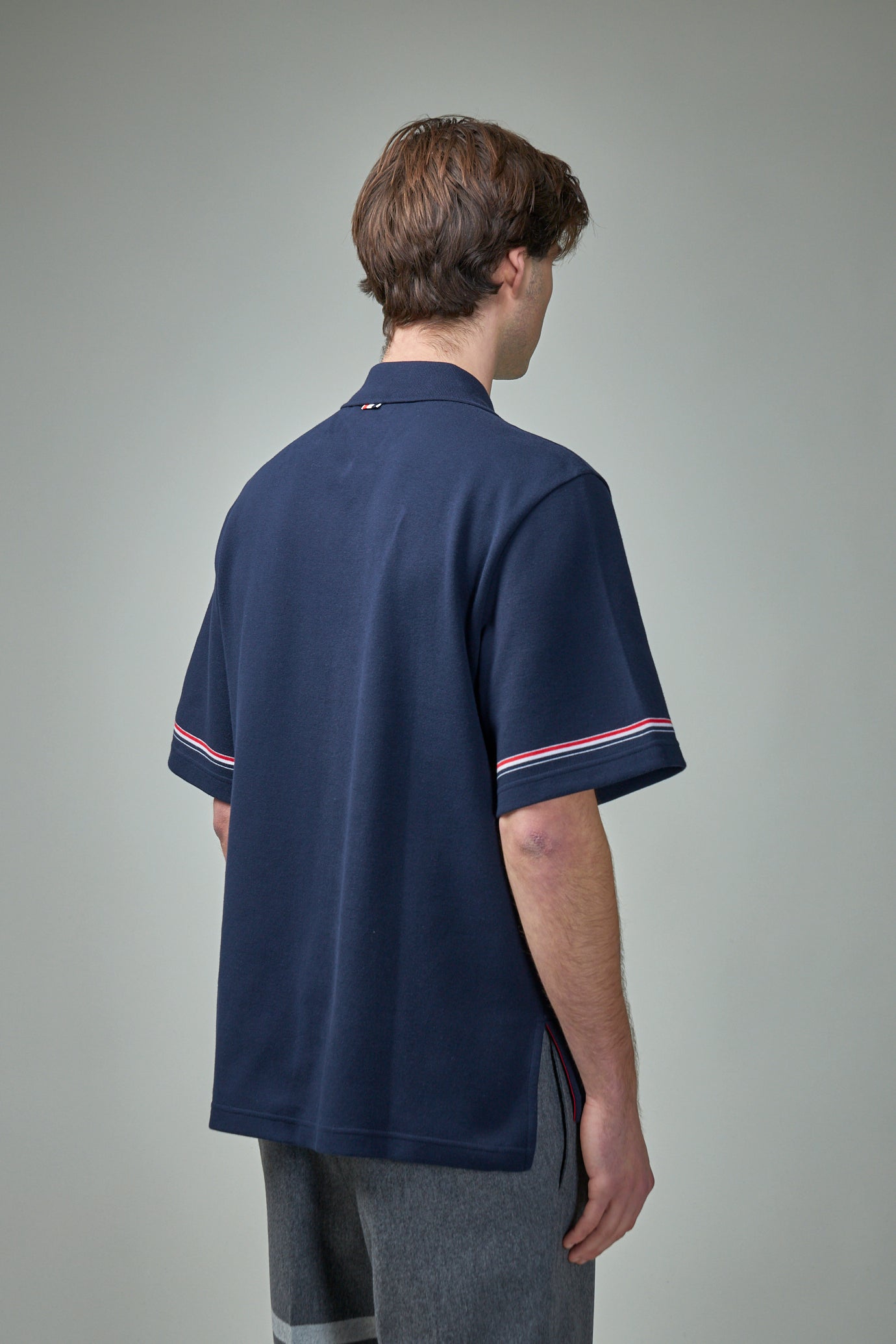 Rugby Fit Short Sleeve Polo In Cotton Interlock