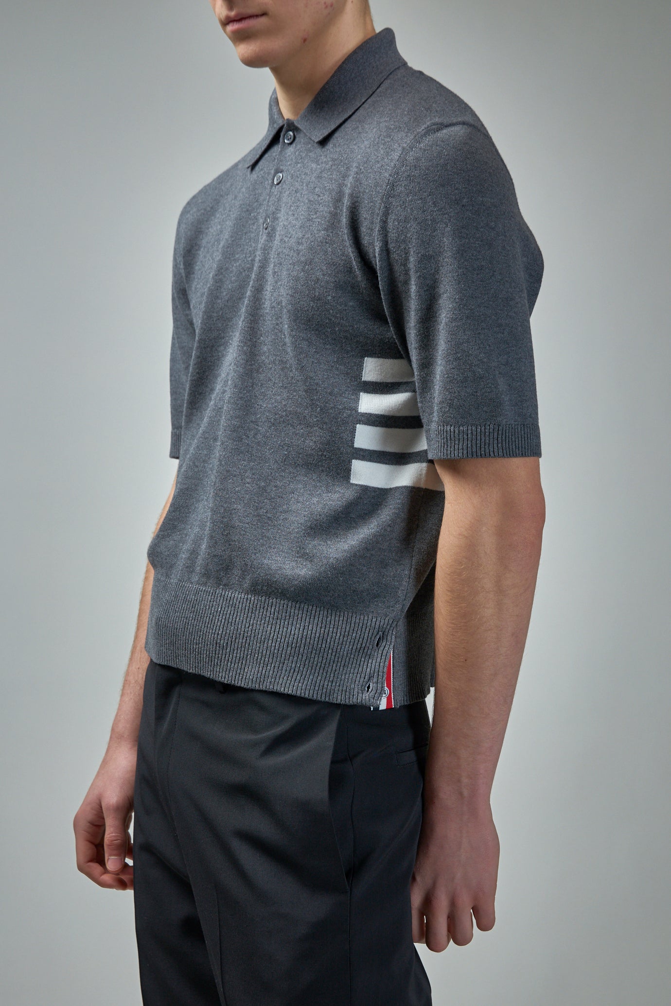 Cotton 4 Bar Relaxed Fit Polo