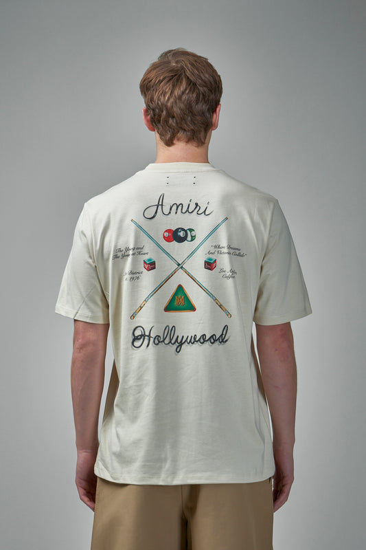 Amiri – T-Shirt mit Billardqueue
