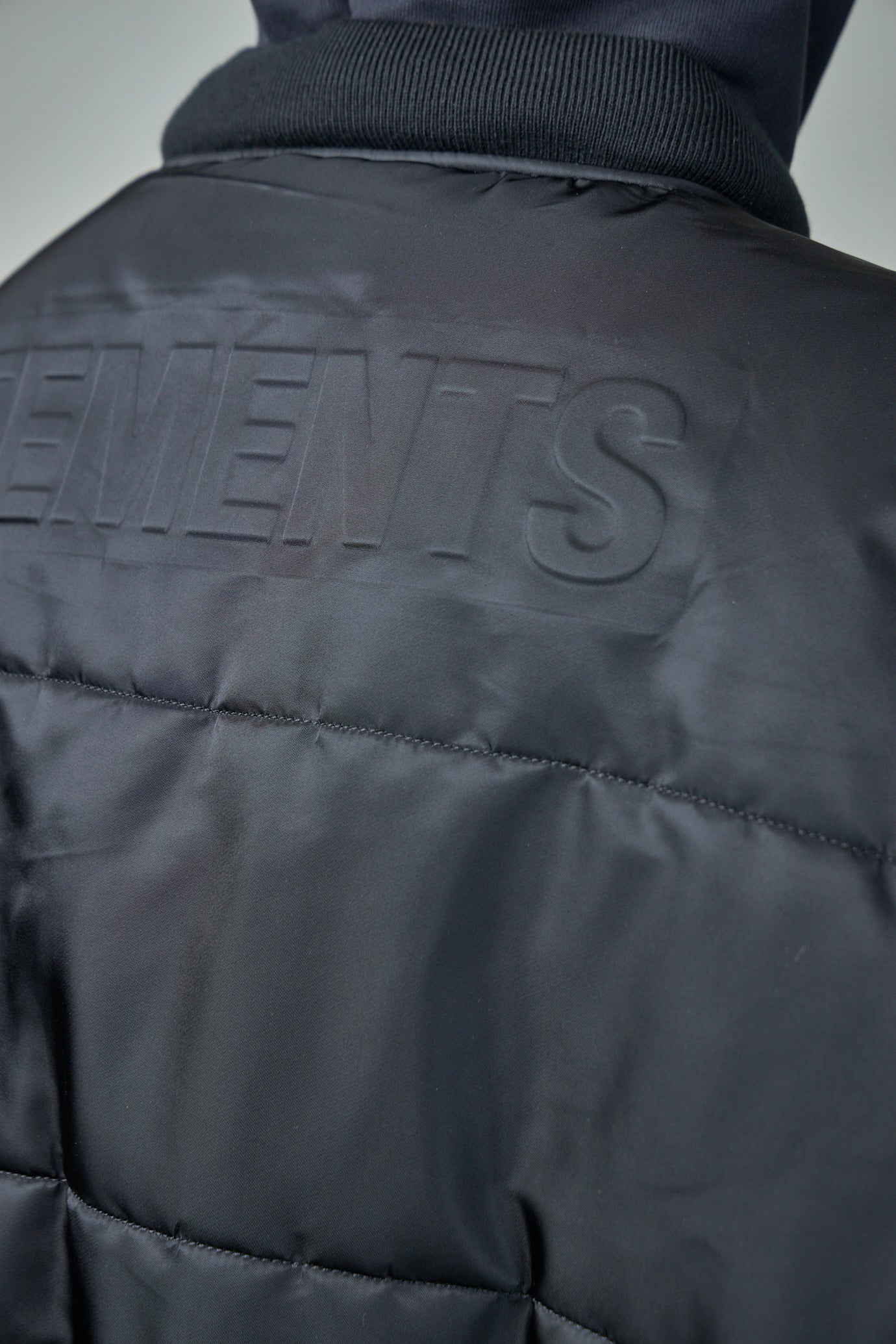 Logo Bomber Vest With A Hood