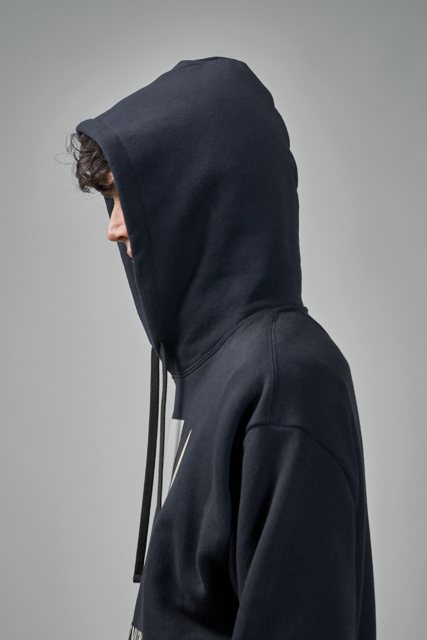 Cotton Hooded Sweatshirt with Chez Valentino Print
