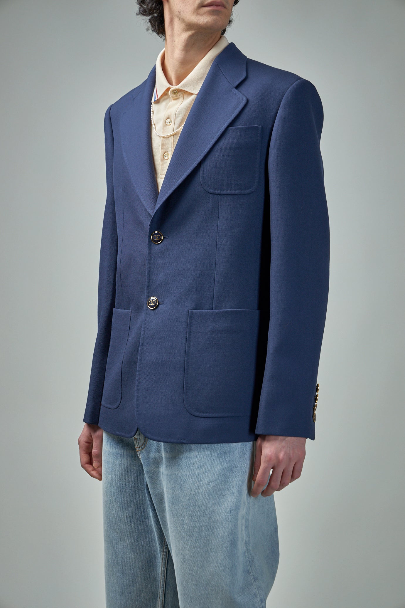 Single Breasted Wool Blazer